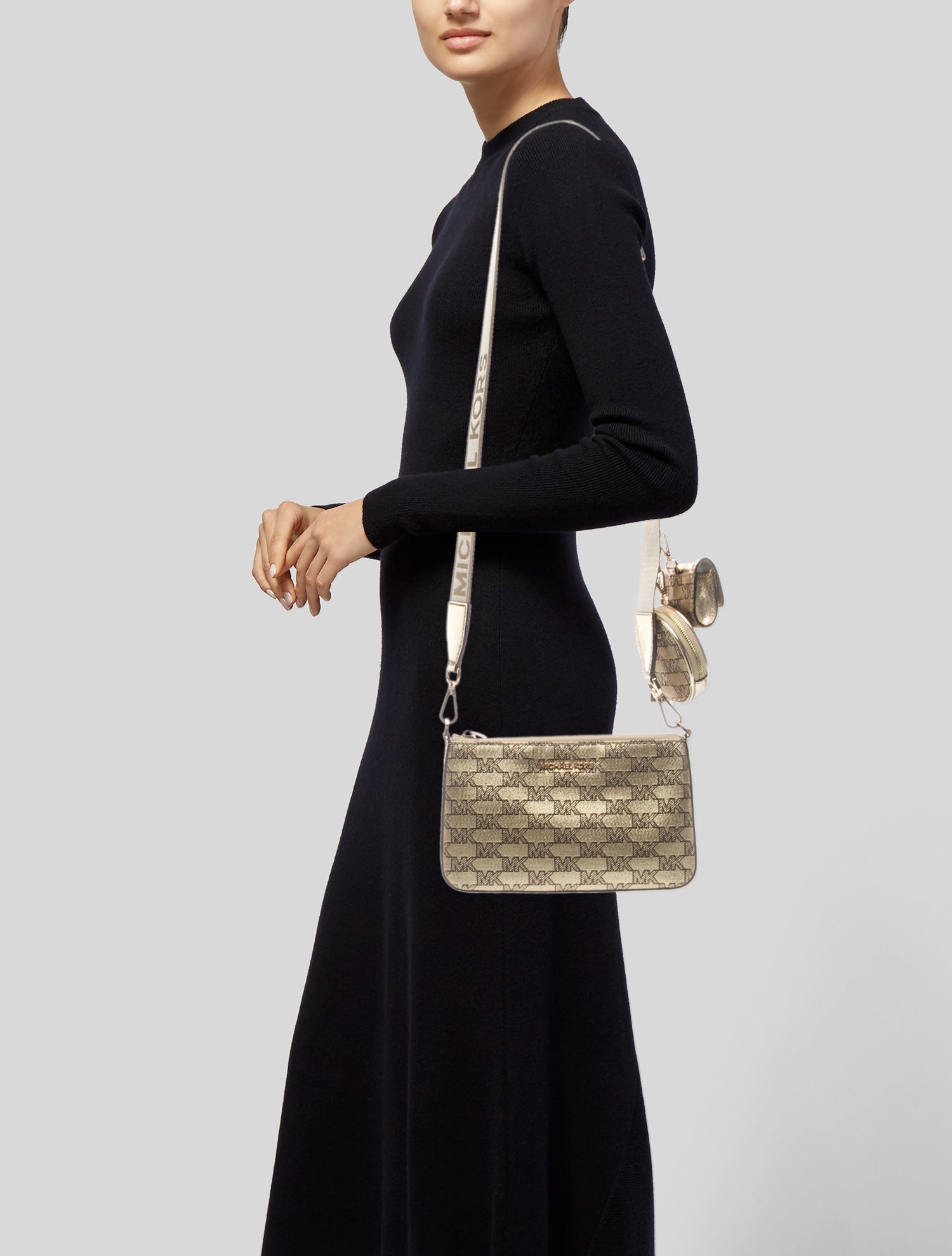 Michael Kors Canvas Crossbody Bag w/ Tags