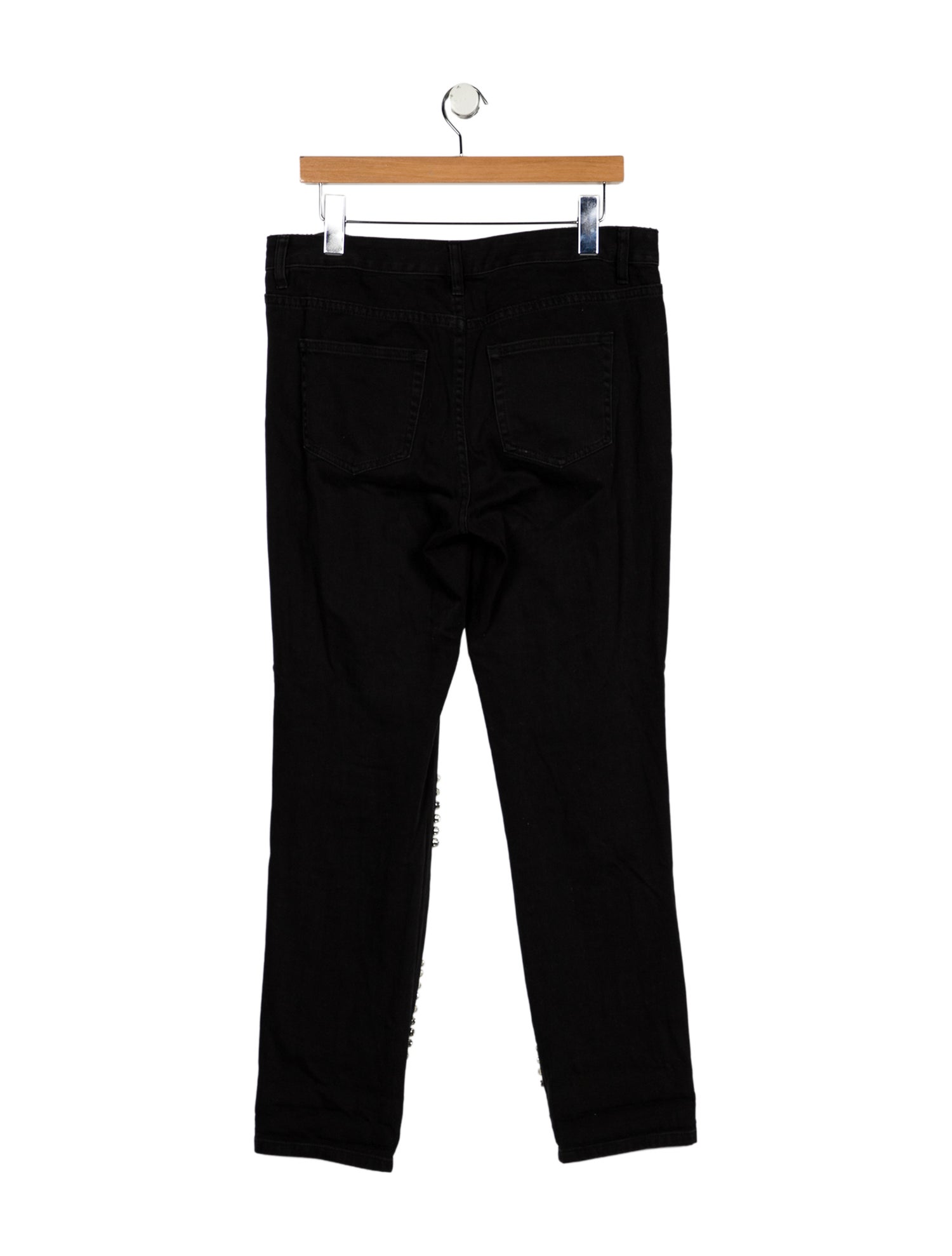 Michael Kors Mid-Rise Straight Leg Jeans