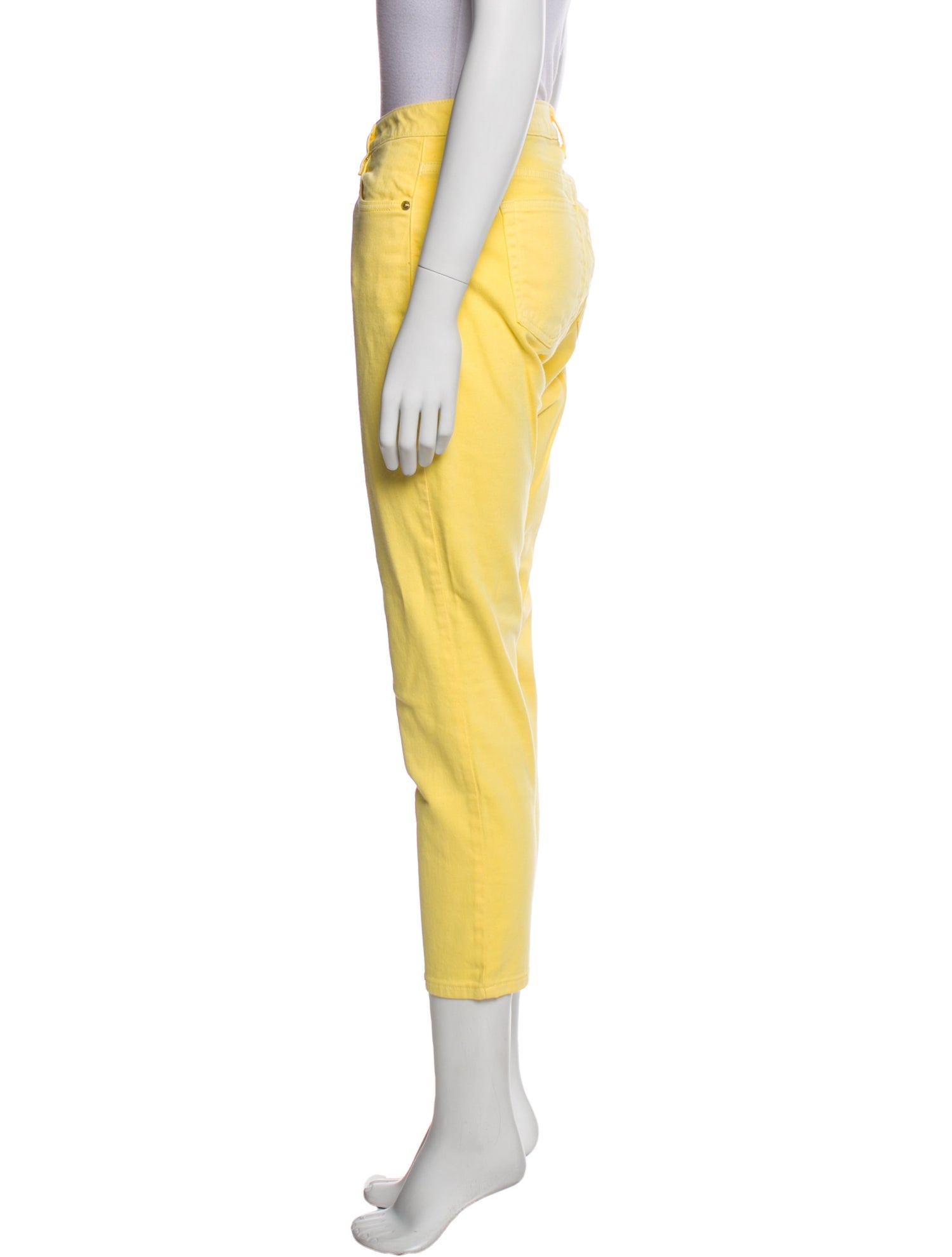 Michael Kors Mid-Rise Straight Leg Jeans