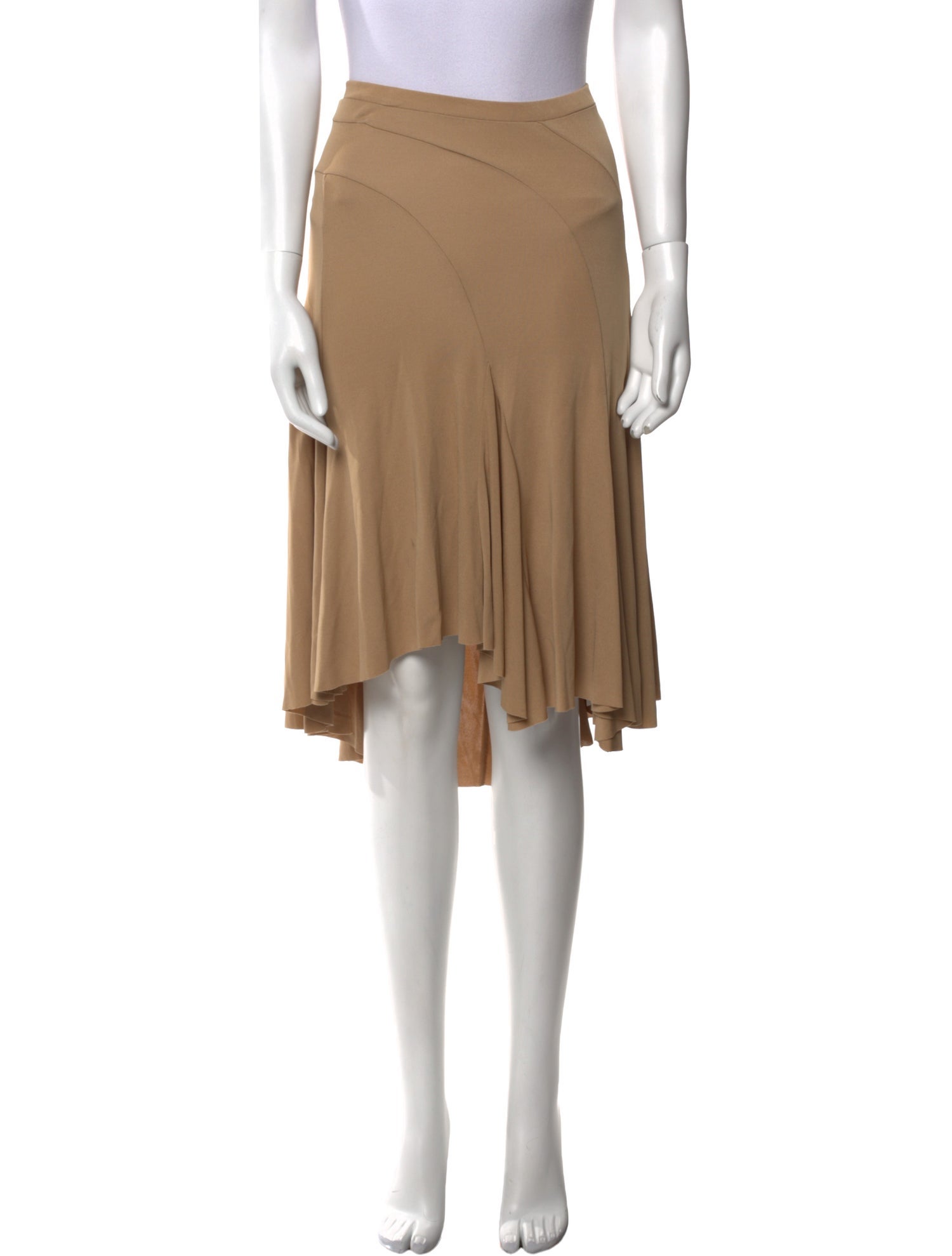 Michael Kors Pleated Accents Knee-Length Skirt