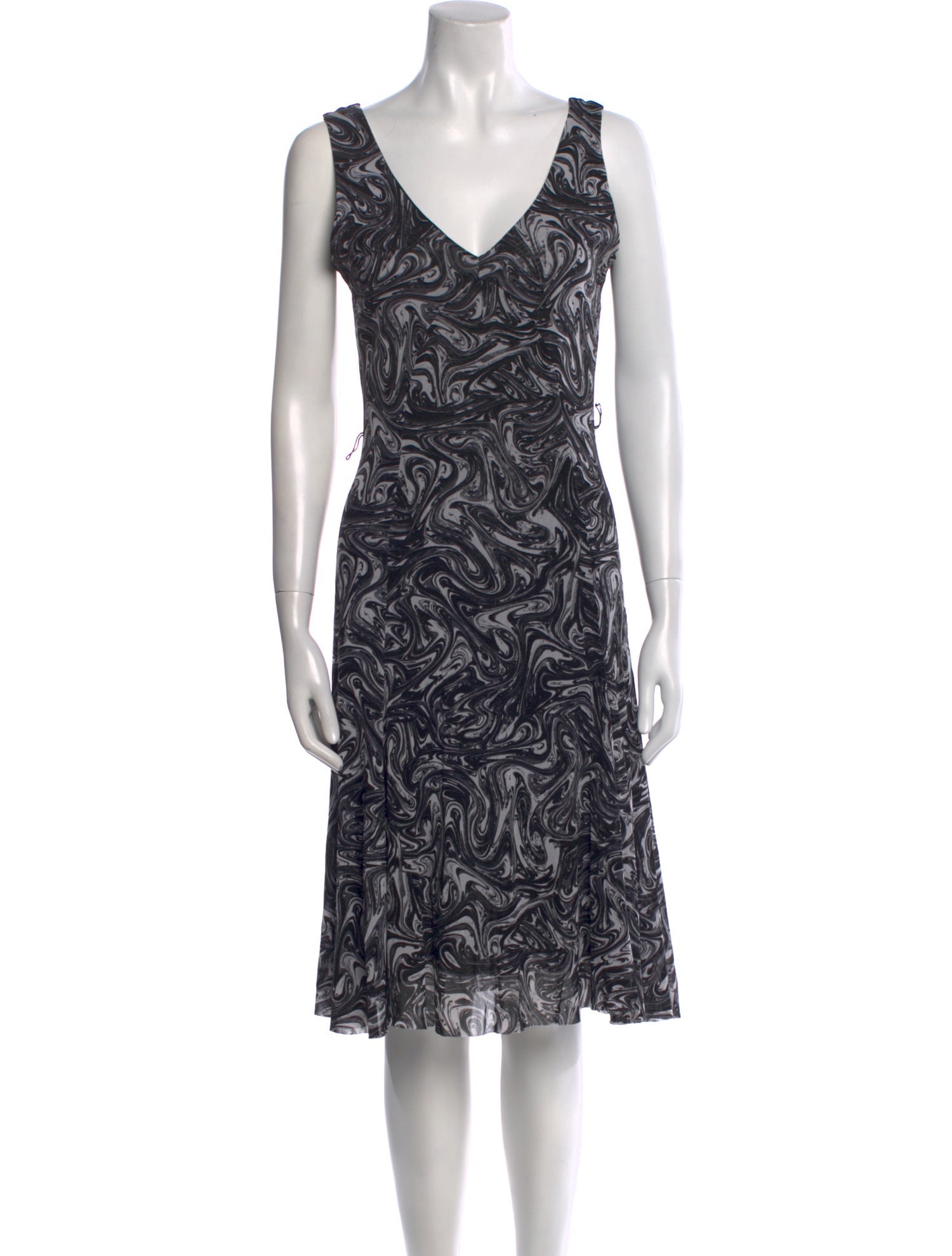 Michael Kors Printed Midi Length Dress