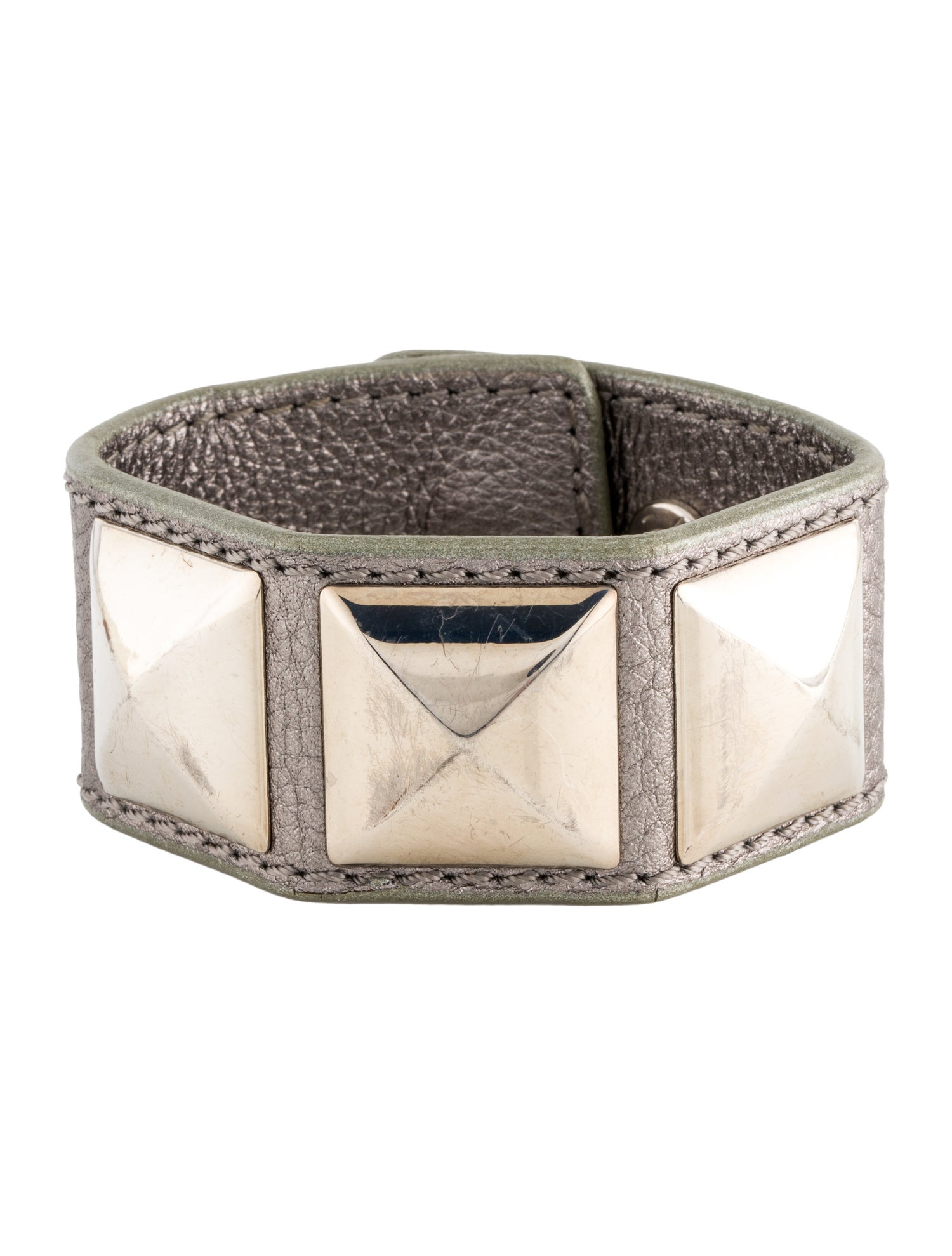 Michael Kors Studded Leather Wrap Bracelet