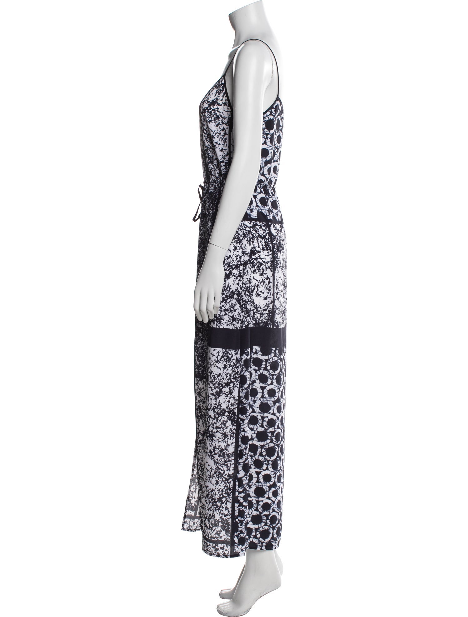 Michael Kors Floral Print Long Dress