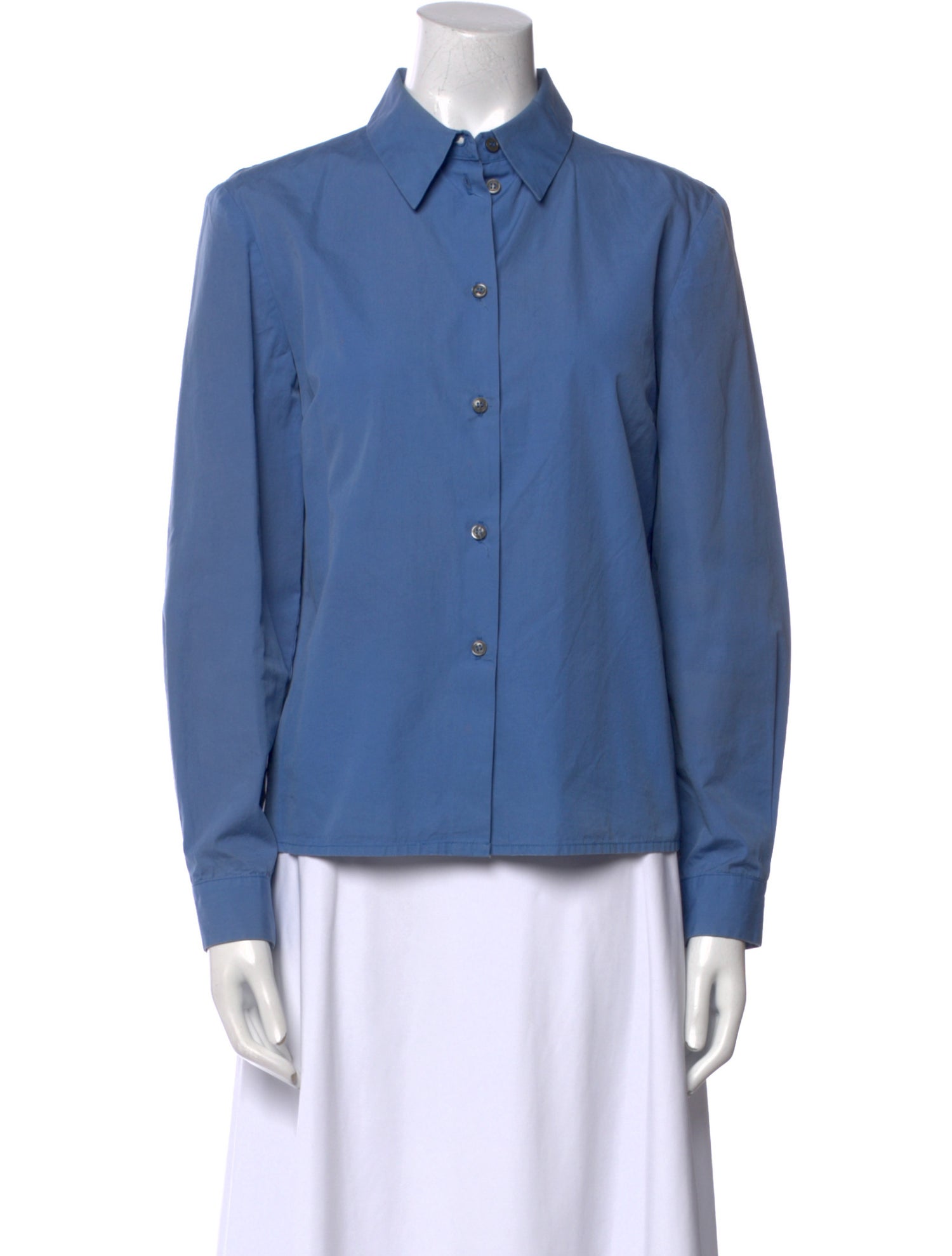 Michael Kors Long Sleeve Button-Up Top