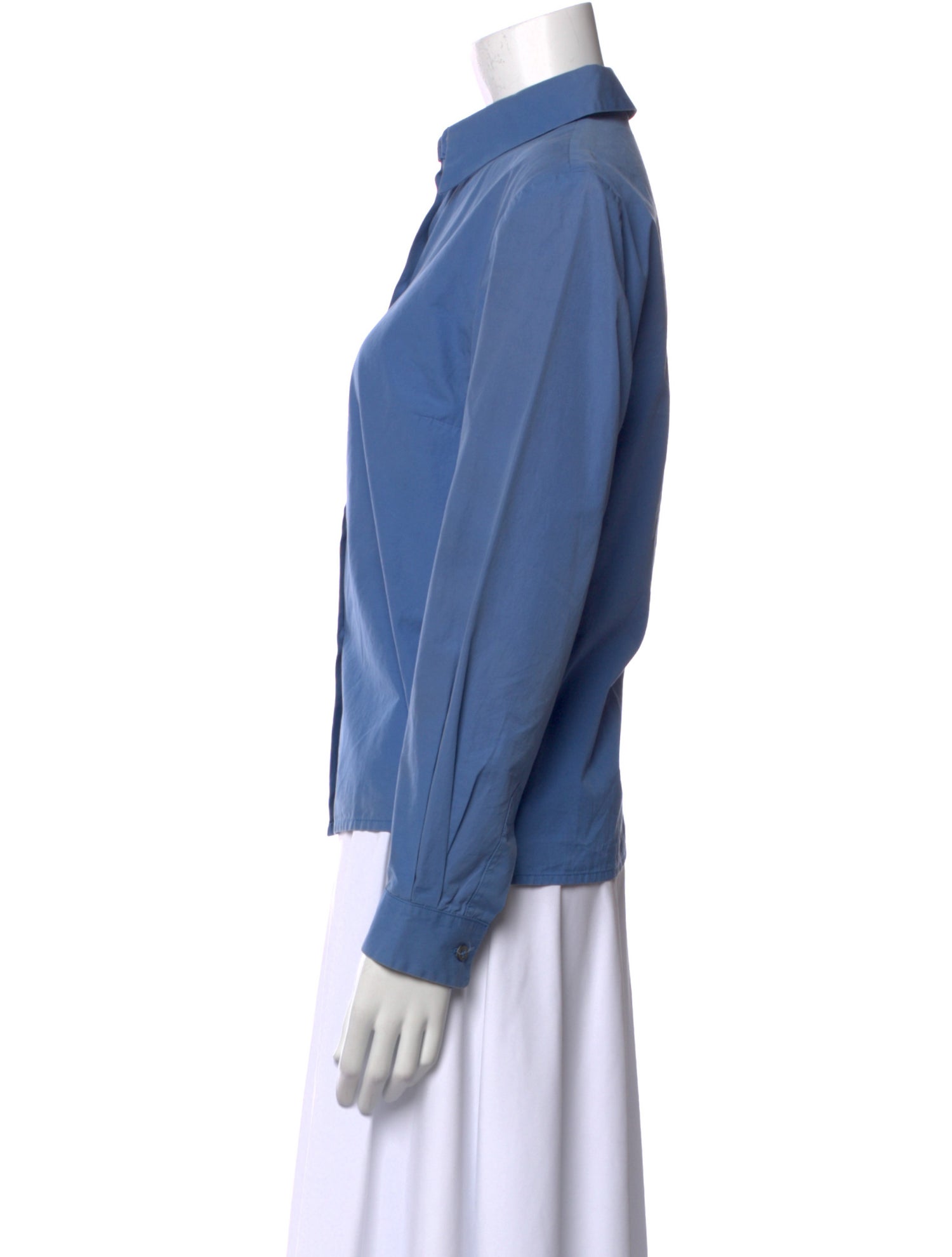 Michael Kors Long Sleeve Button-Up Top