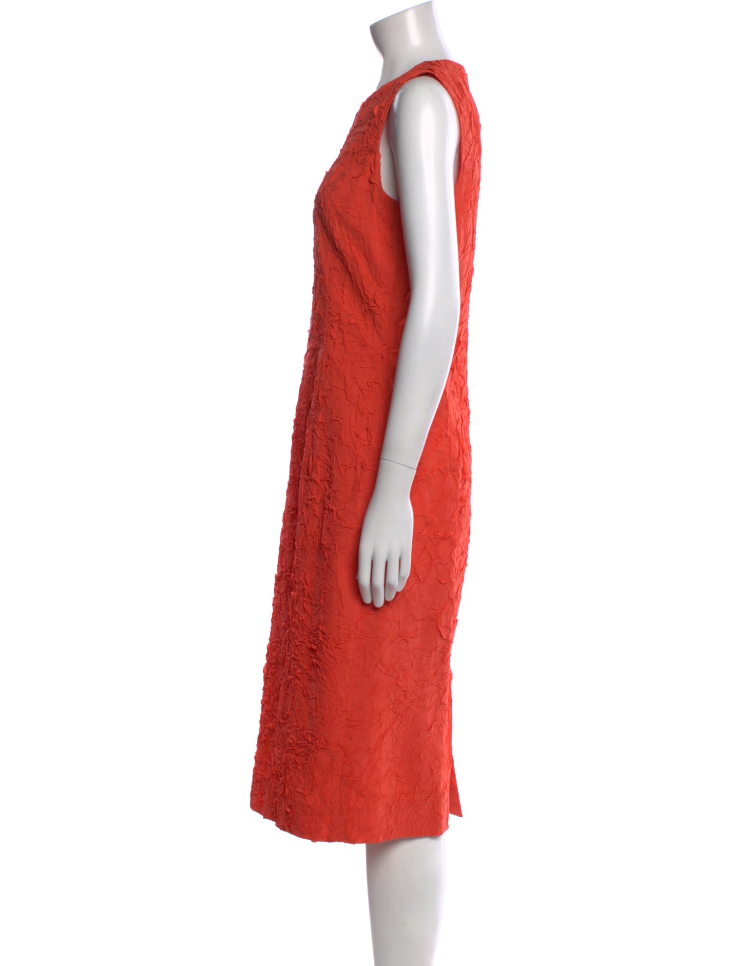 Michael Kors Silk Midi Length Dress