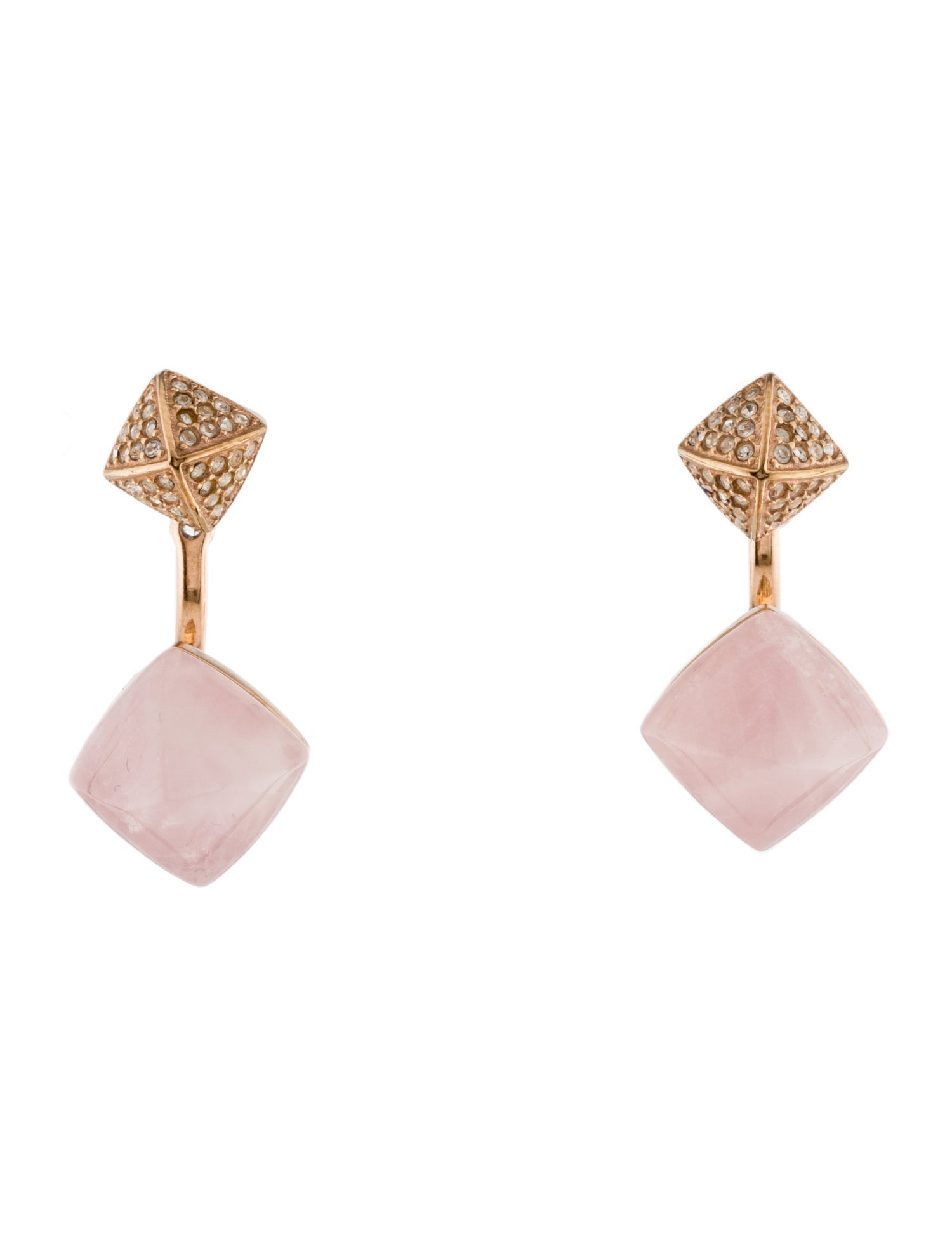 Michael Kors Crystal & Stone Drop Earrings