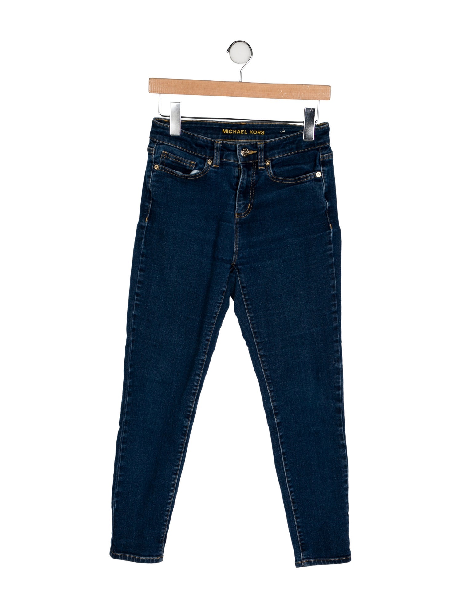 Michael Kors Mid-Rise Skinny Leg Jeans
