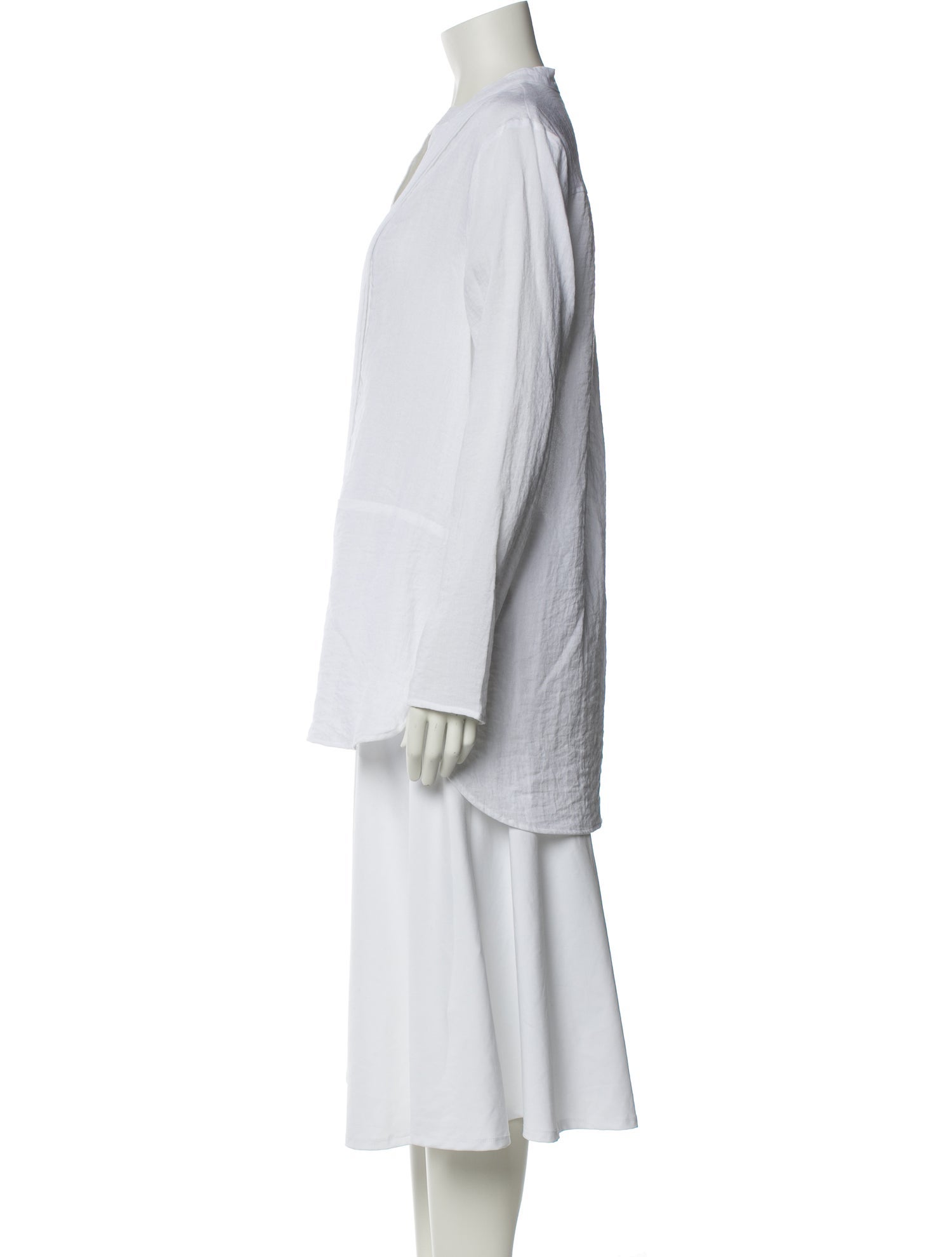 Michael Michael Kors V-Neck Long Sleeve Tunic