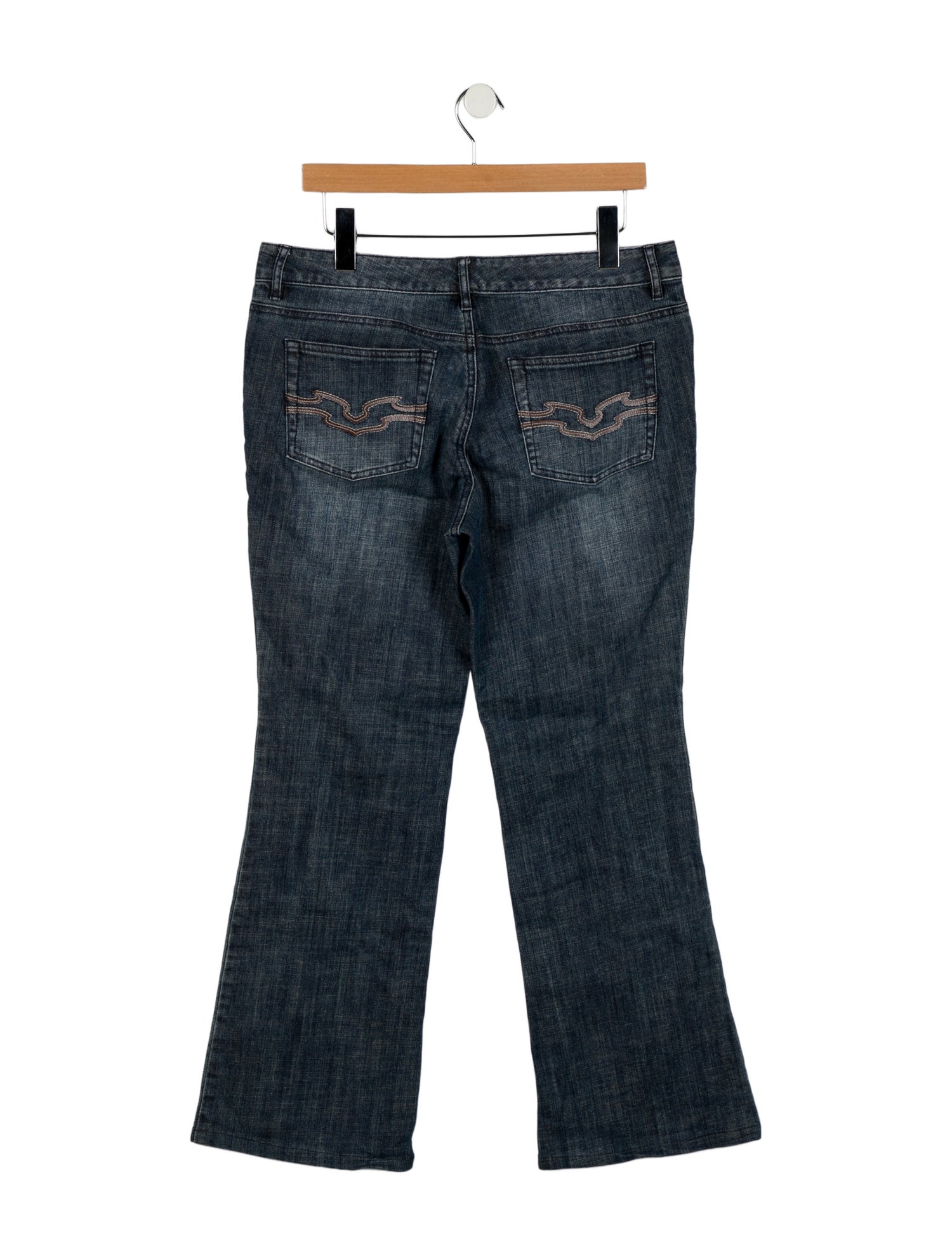 Michael Kors Mid-Rise Wide Leg Jeans