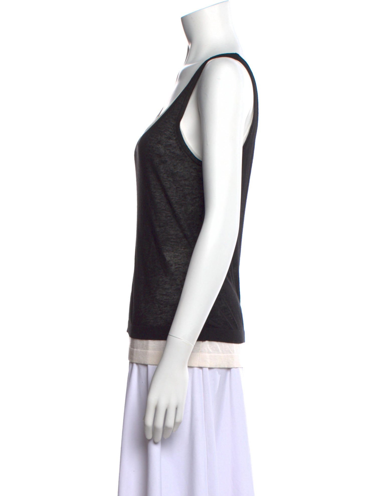 Michael Kors Scoop Neck Sleeveless Top