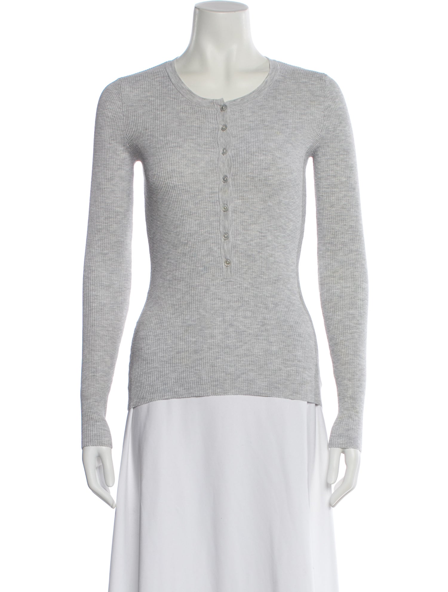 Michael Kors Crew Neck Long Sleeve Top