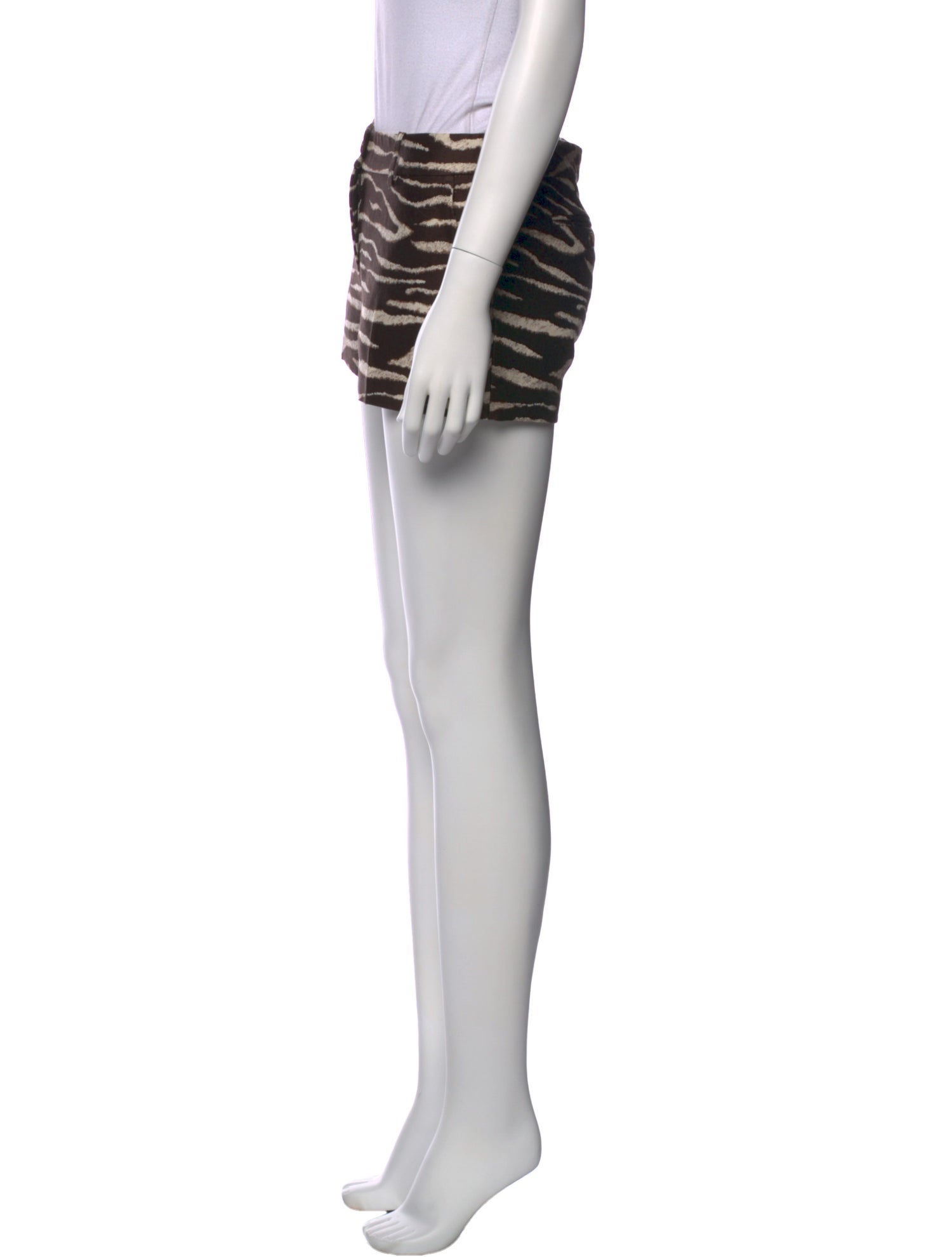 Michael Kors Animal Print Mini Shorts