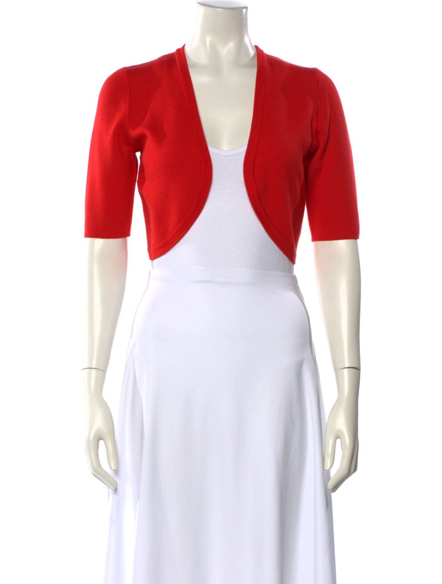 Michael Kors Merino Wool Open Front Sweater