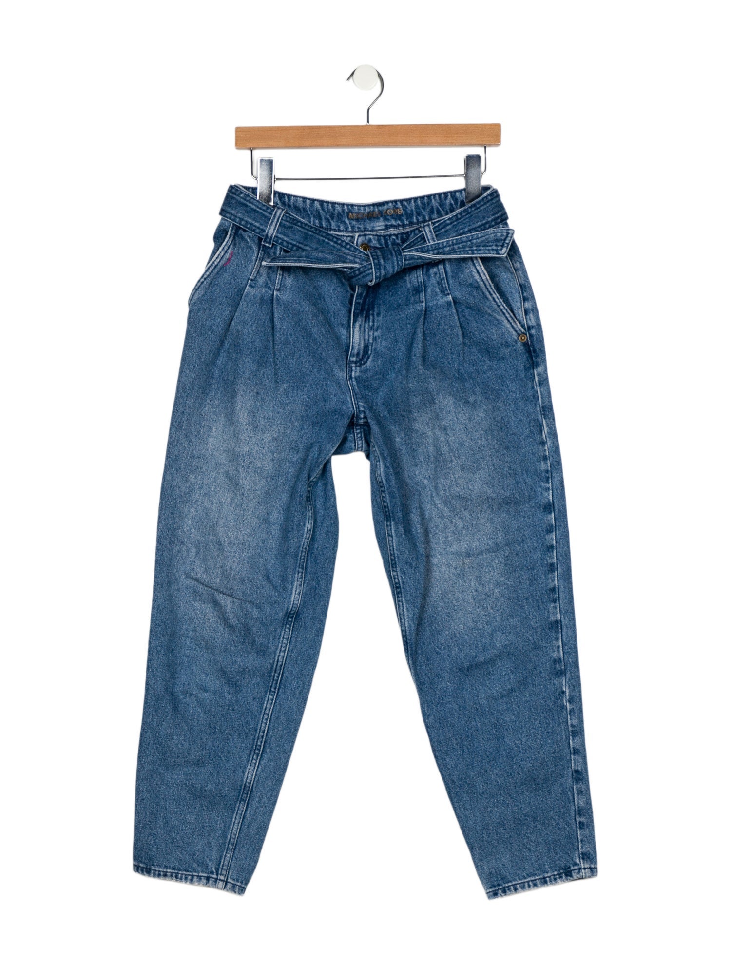 Michael Kors Mid-Rise Straight Leg Jeans