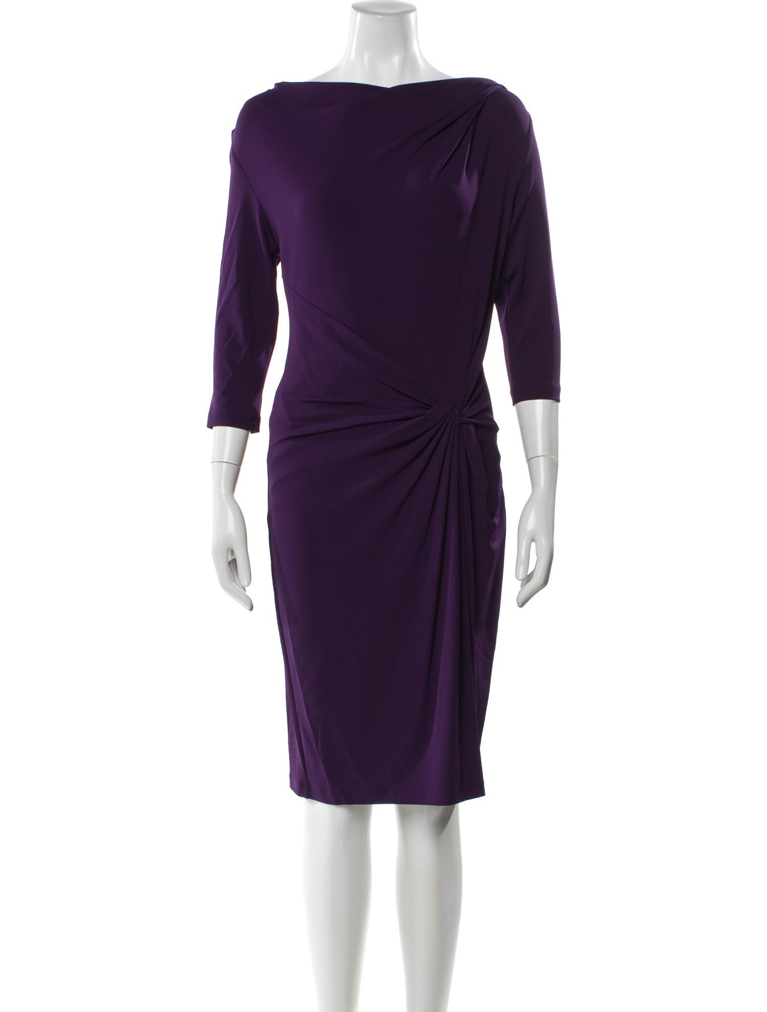Michael Kors Bateau Neckline Knee-Length Dress