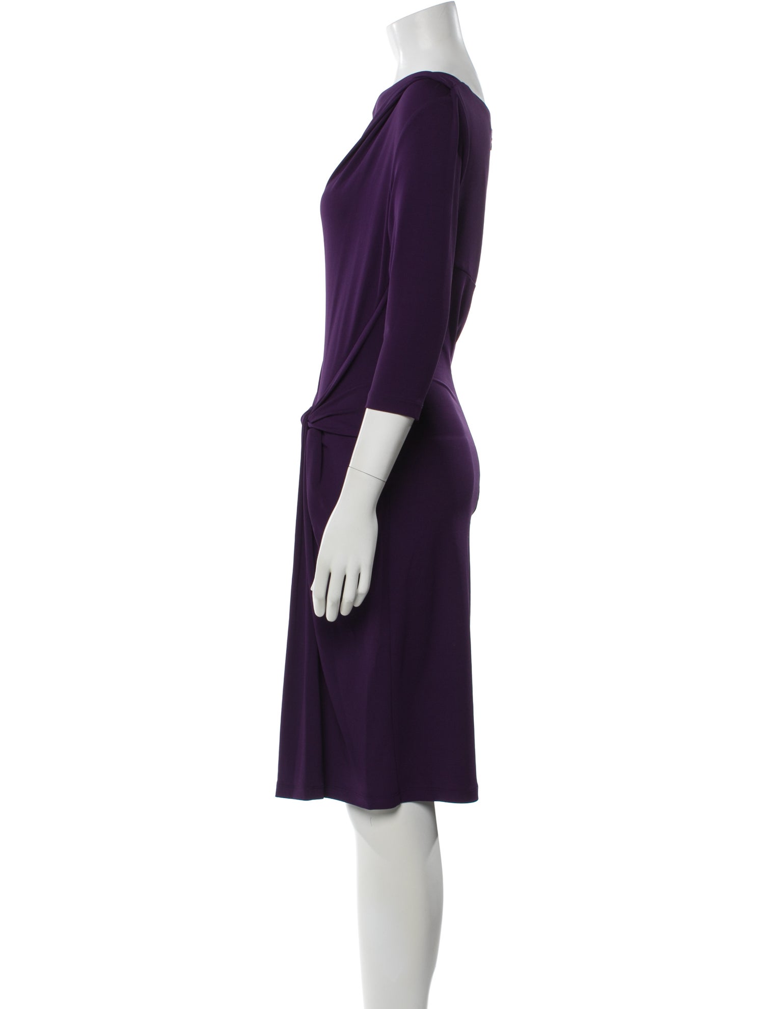 Michael Kors Bateau Neckline Knee-Length Dress