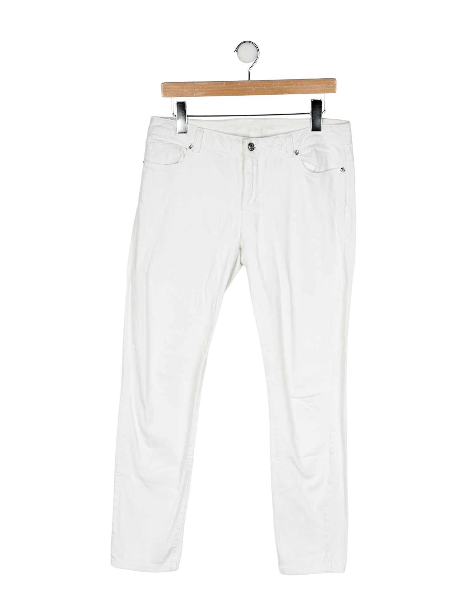 Michael Kors Low-Rise Straight Leg Jeans