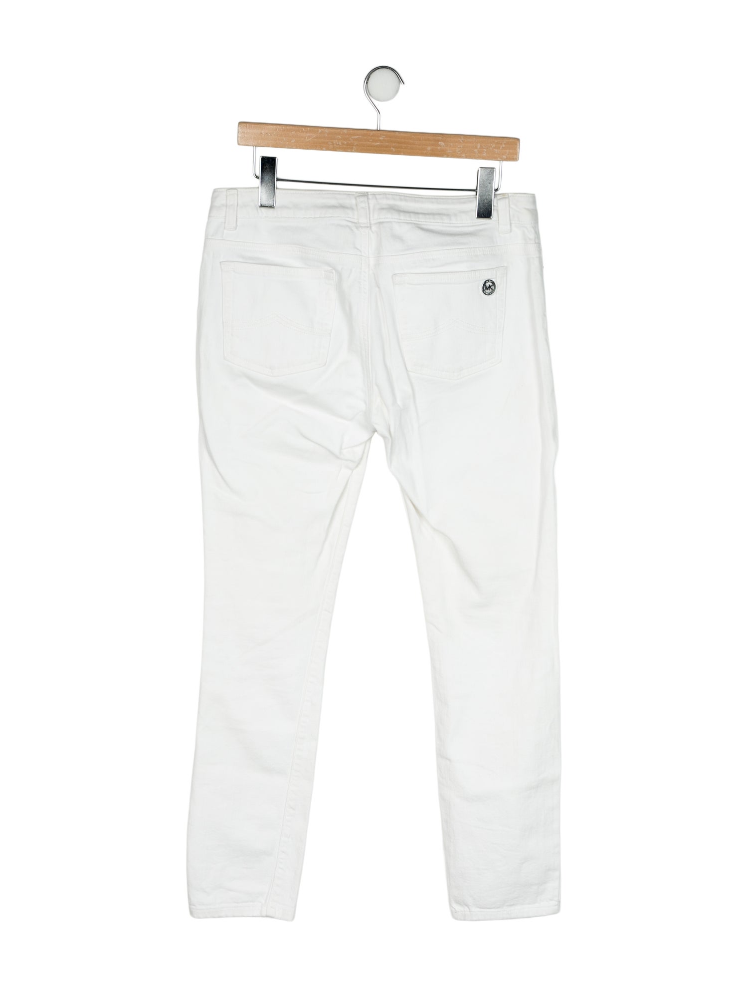 Michael Kors Low-Rise Straight Leg Jeans