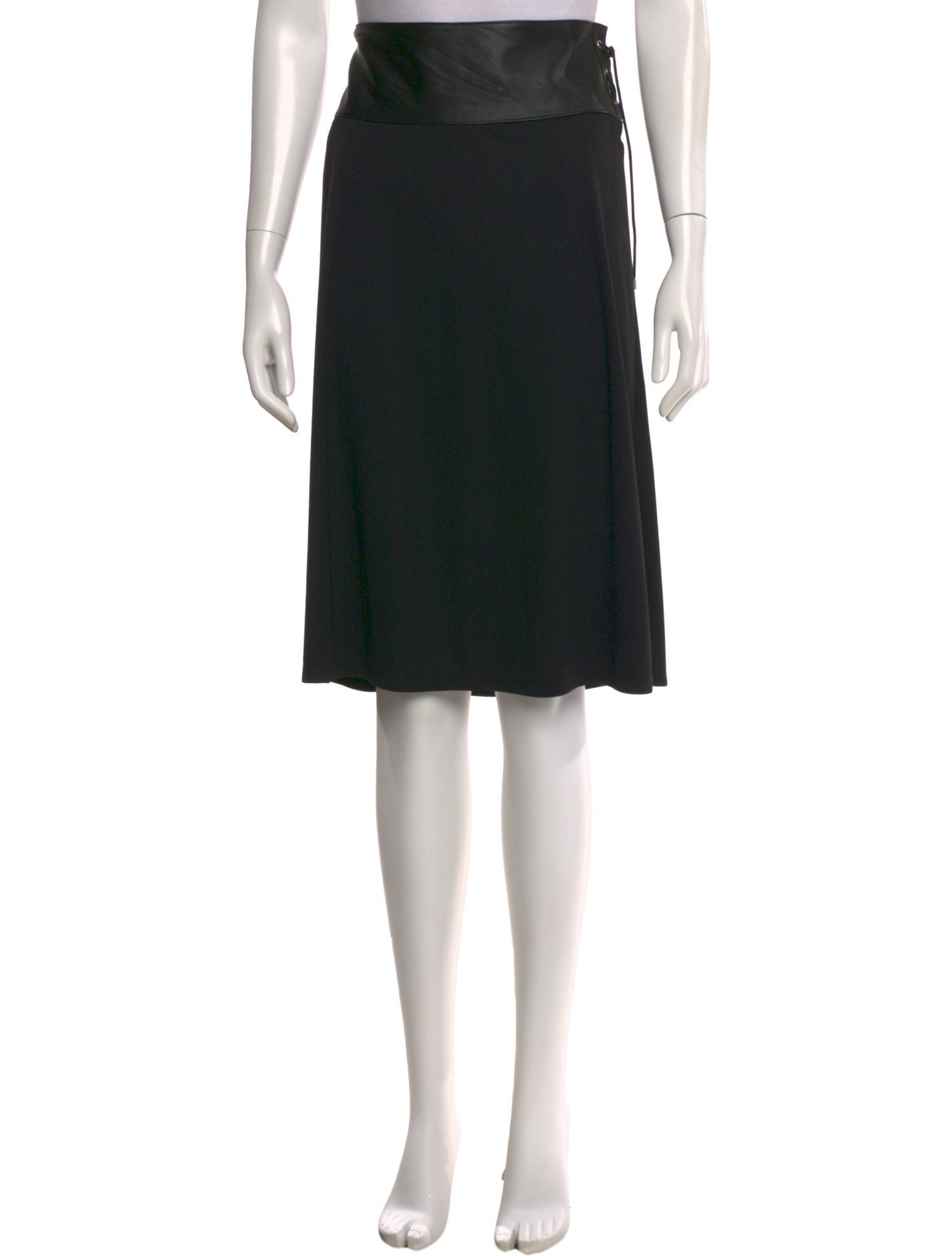 Michael Kors Pleated Accents Knee-Length Skirt