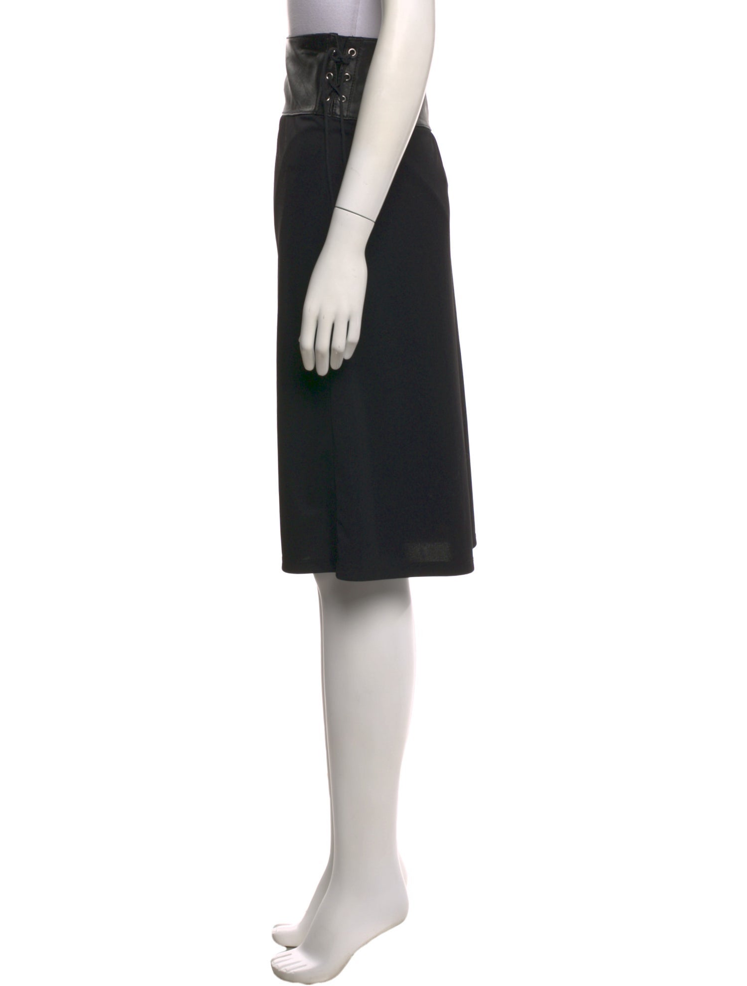 Michael Kors Pleated Accents Knee-Length Skirt