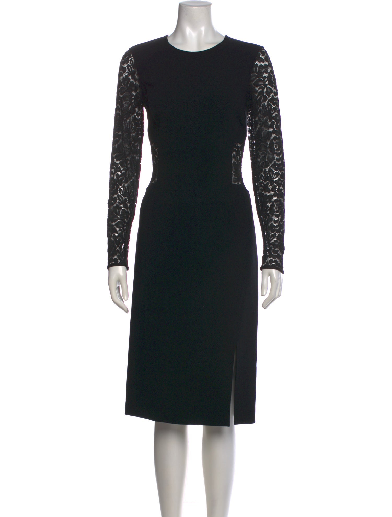 Michael Kors Crew Neck Midi Length Dress