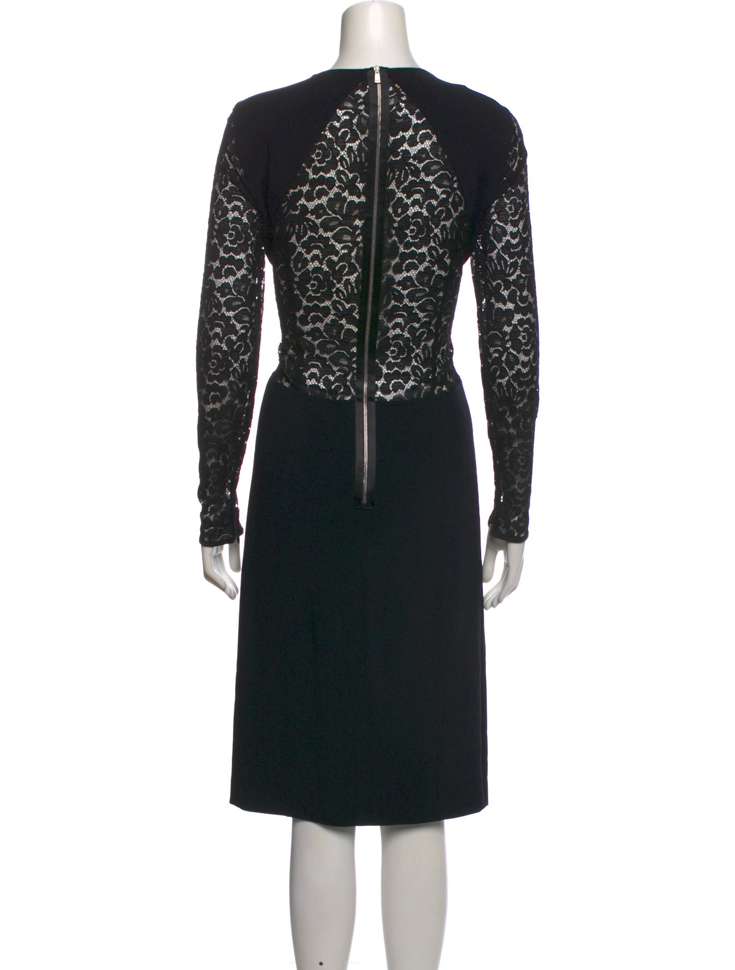 Michael Kors Crew Neck Midi Length Dress