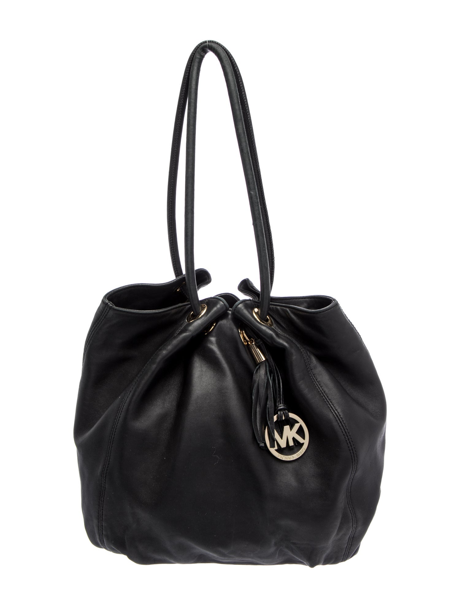 Michael Kors Leather Bucket Bag