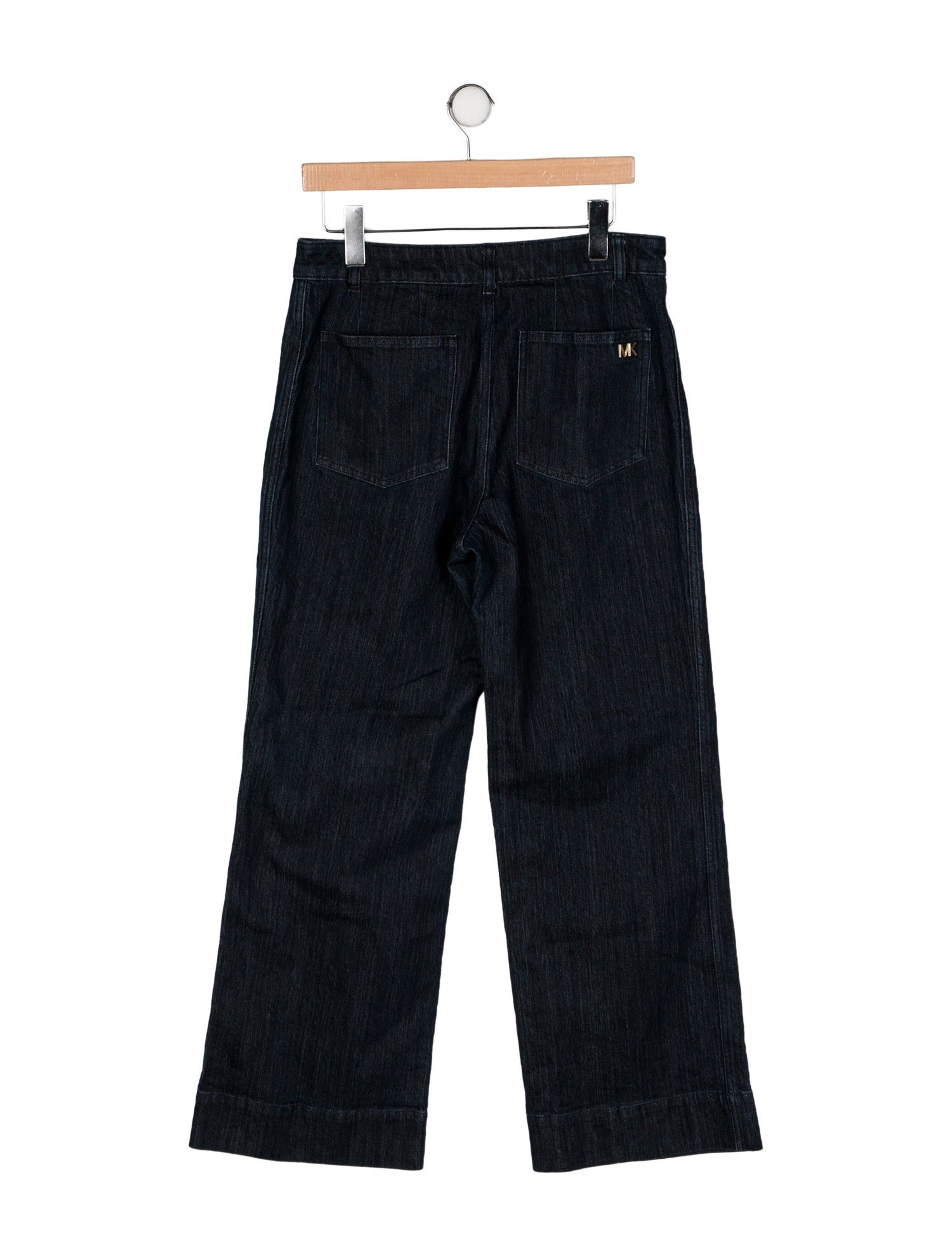 Michael Kors Mid-Rise Wide Leg Jeans