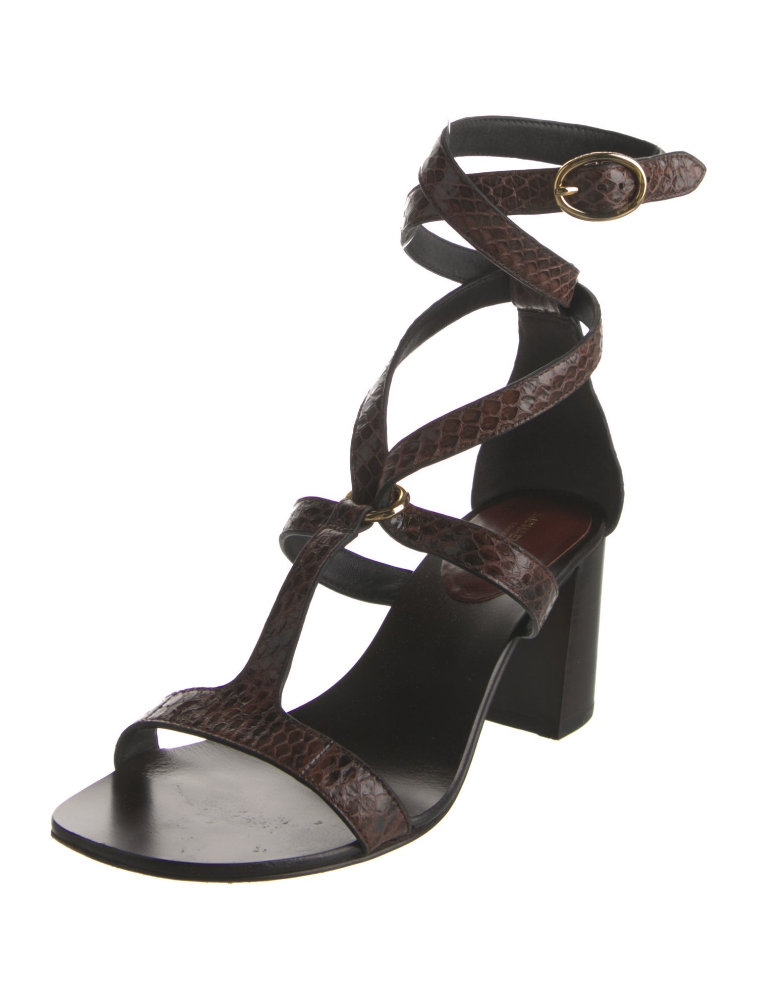 Michael Kors Snakeskin Gladiator Sandals