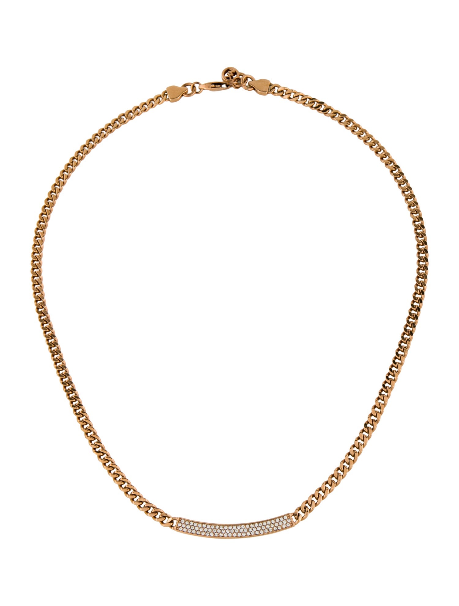 Michael Kors Crystal Chain Necklace