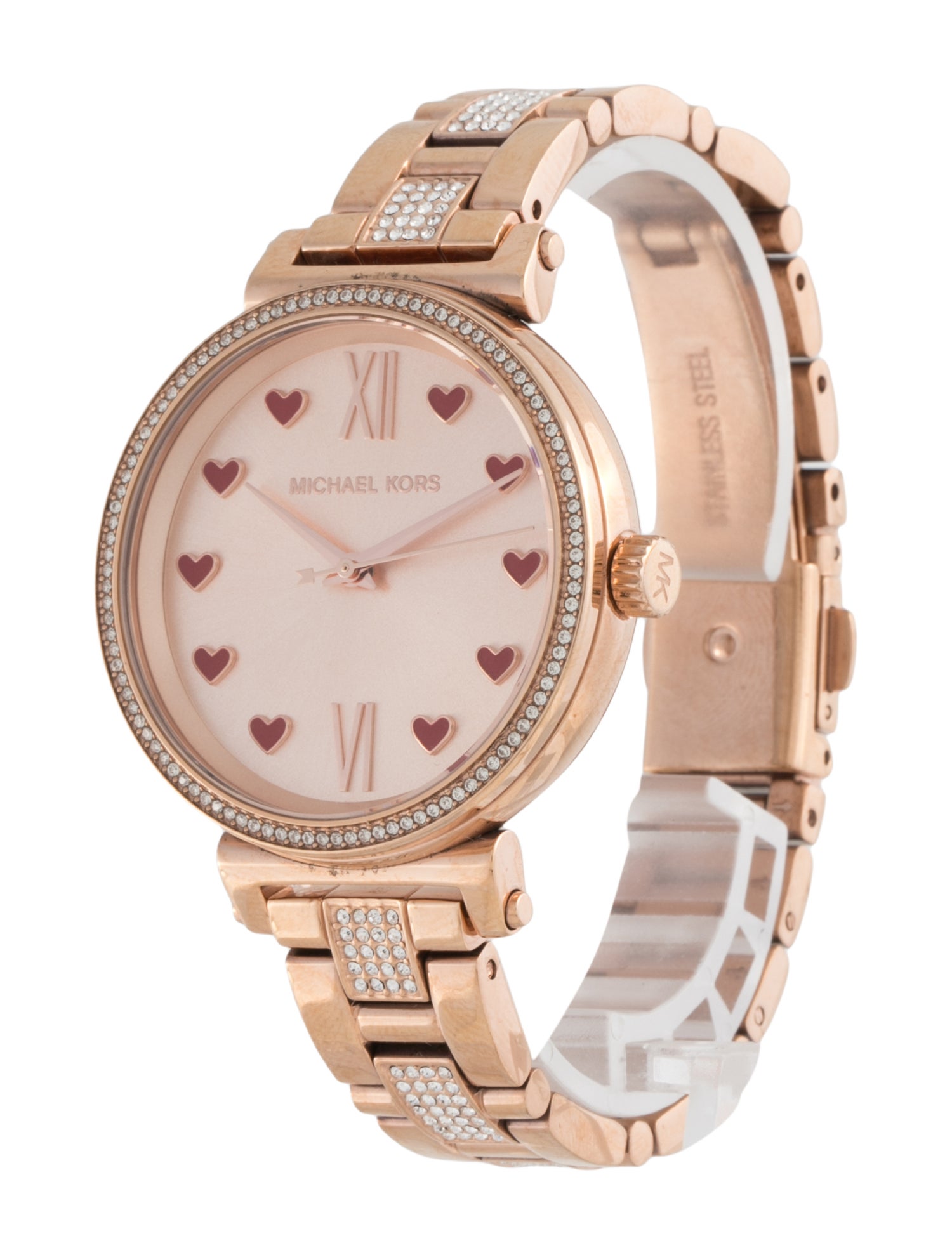 Michael Kors Sofie Pavé Rose Gold-Tone Watch
