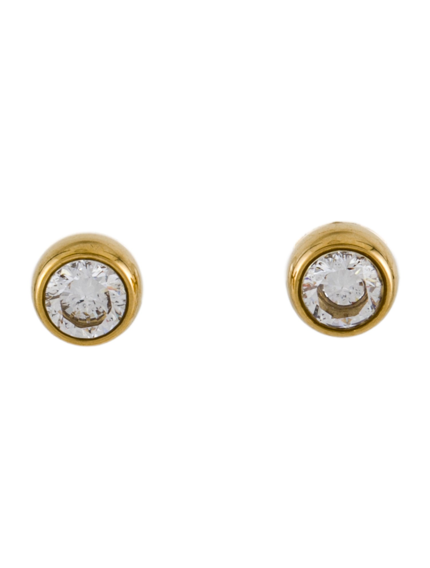 Michael Kors Crystal & Faux Pearl Front Back Stud Earrings