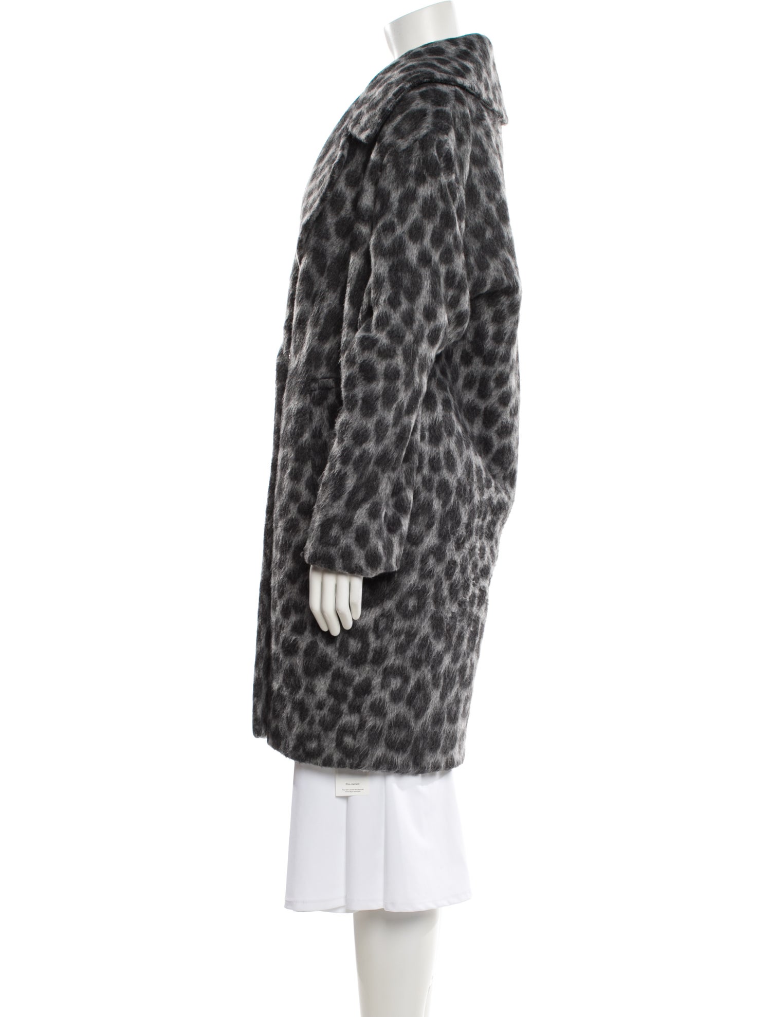 Michael Michael Kors Animal Print Faux Fur Coat