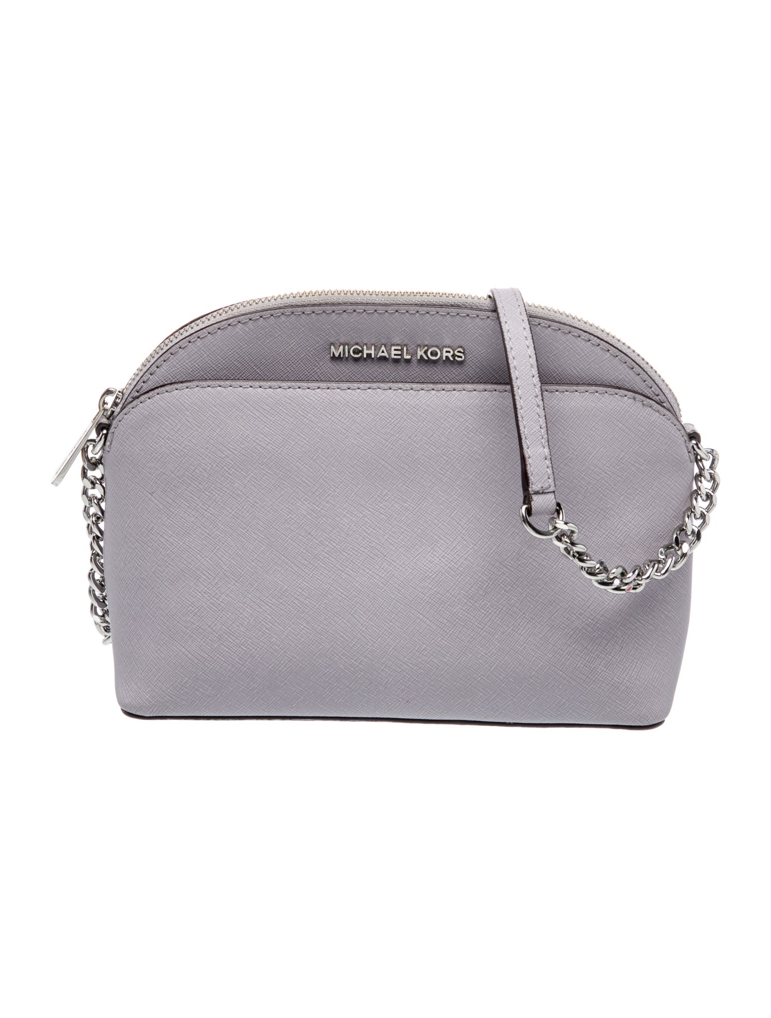 Michael Kors Saffiano Leather Crossbody Bag - Purple 