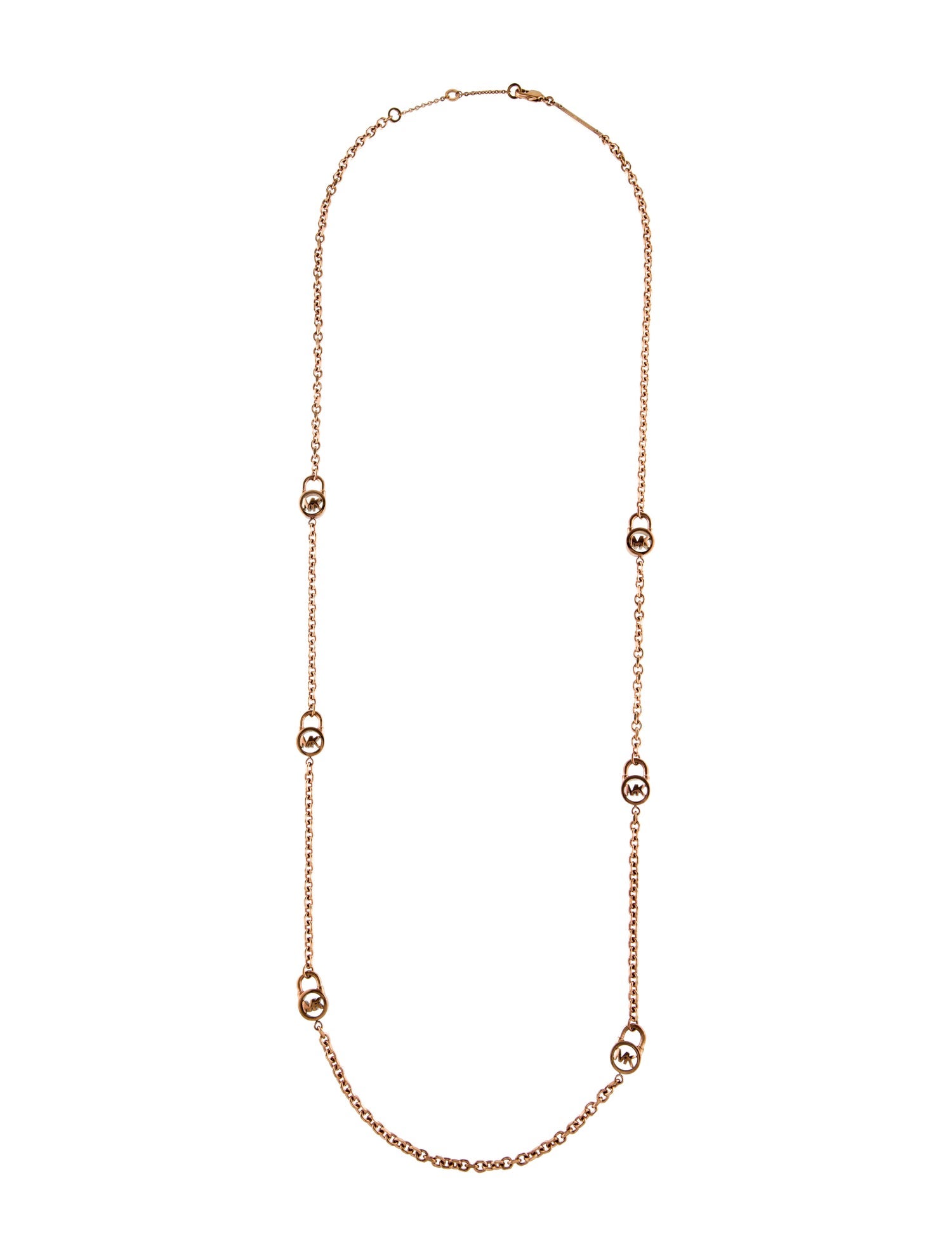 Michael Kors Crystal Padlock Necklace