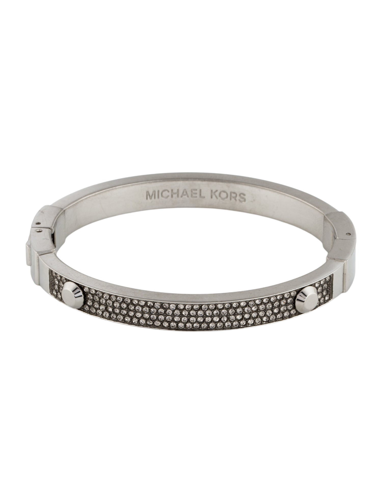 Michael Kors Crystal Pavé Astor Stud Bangle Bracelet