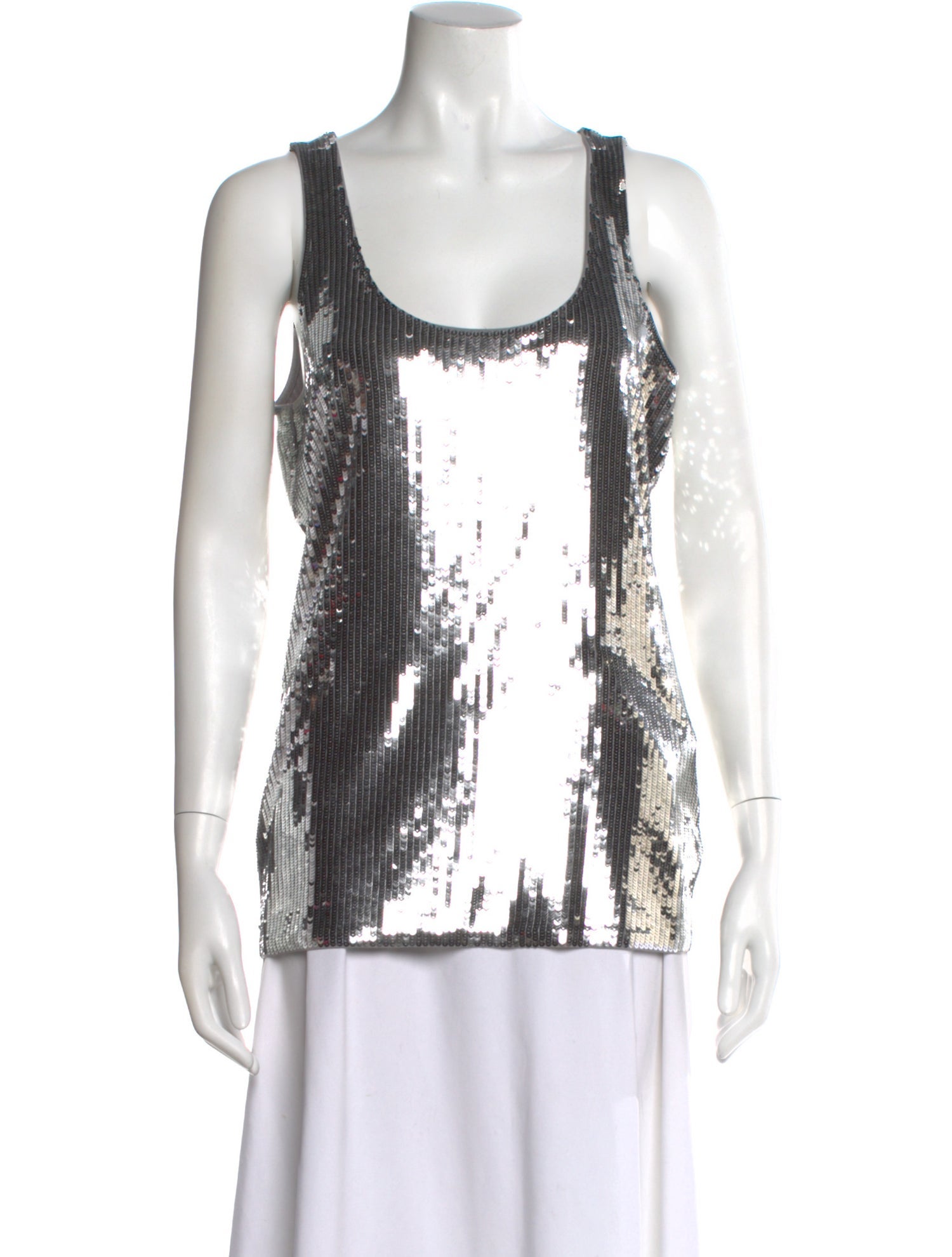 Michael Kors Scoop Neck Sleeveless Top