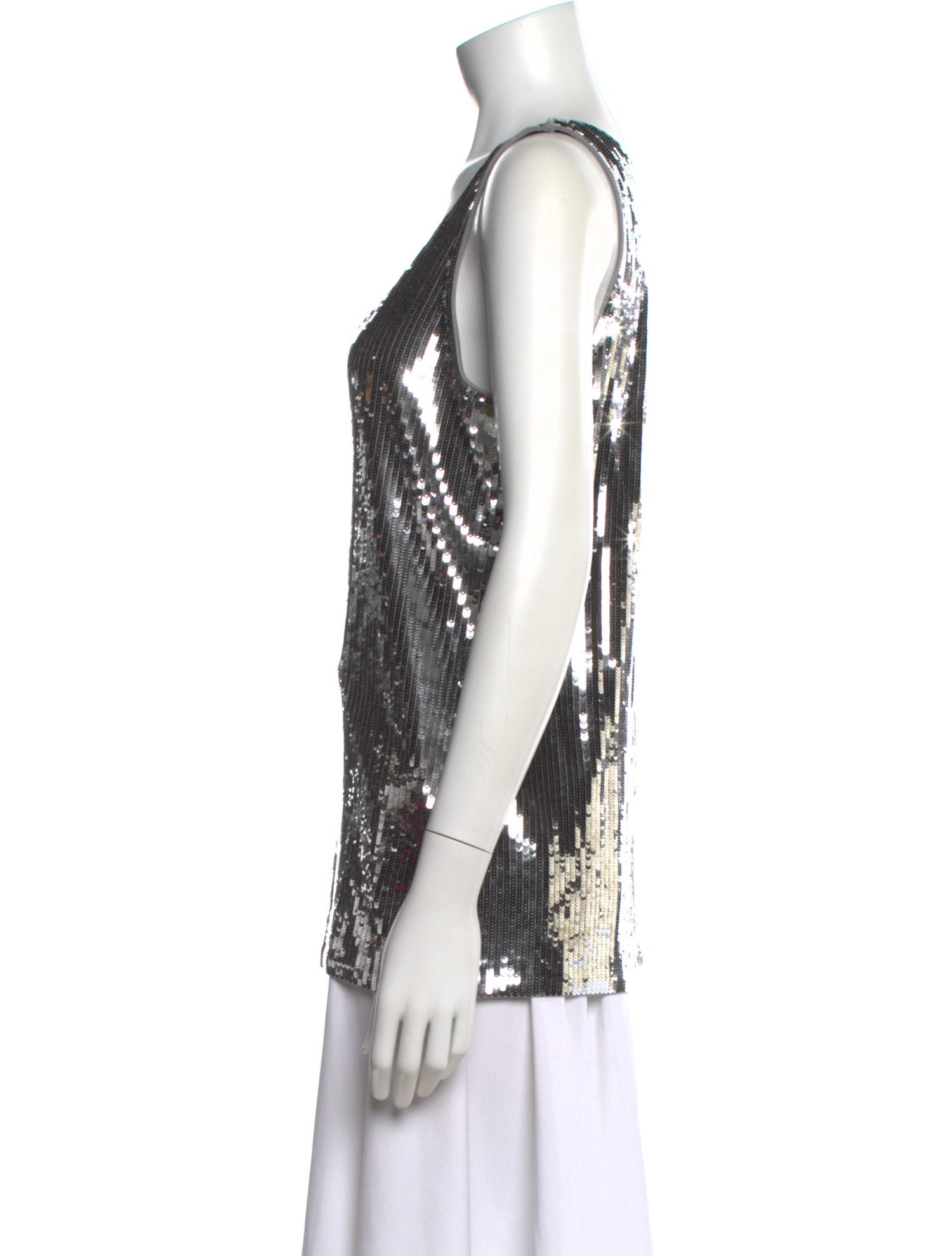 Michael Kors Scoop Neck Sleeveless Top