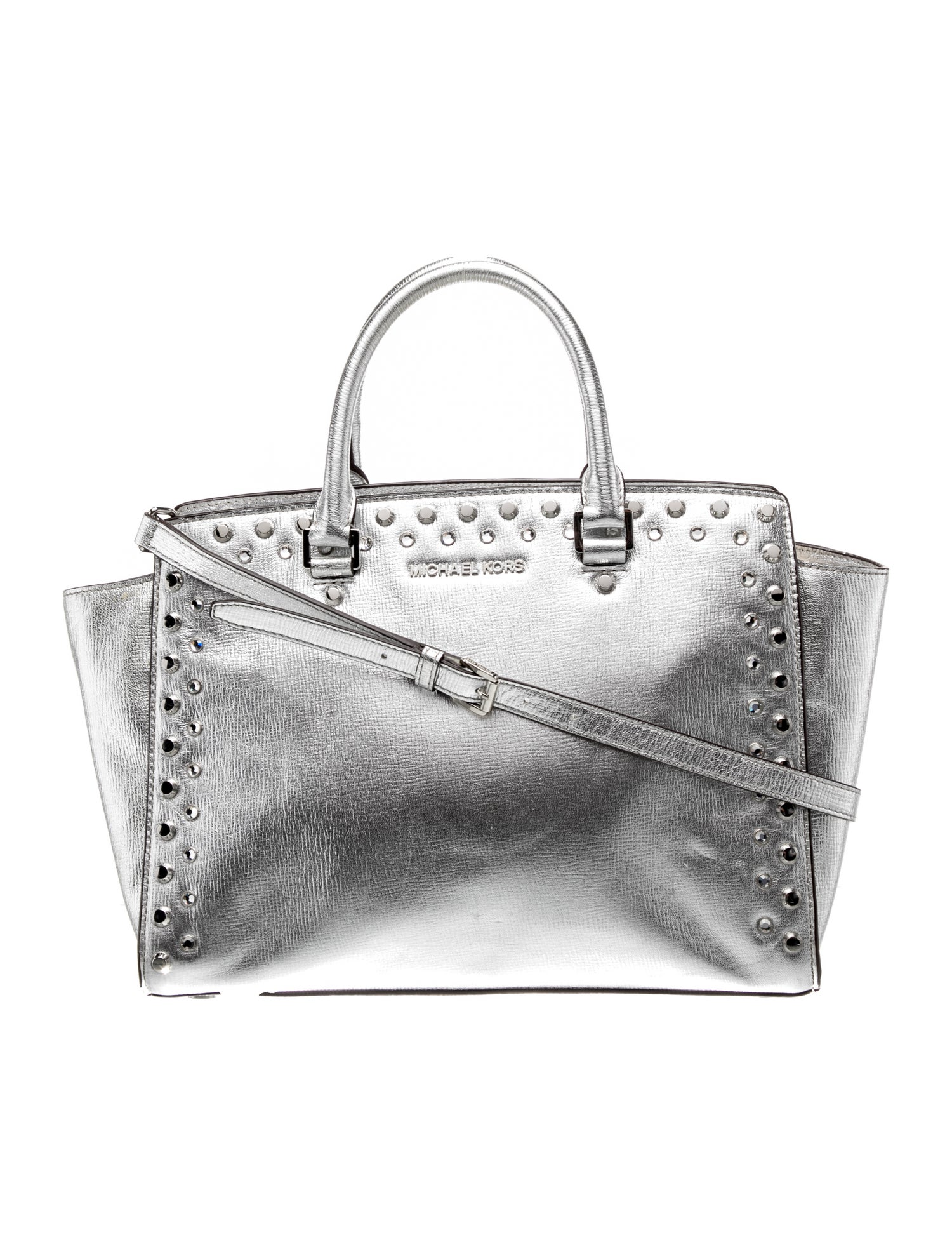 Michael Kors Leather Top Handle Bag