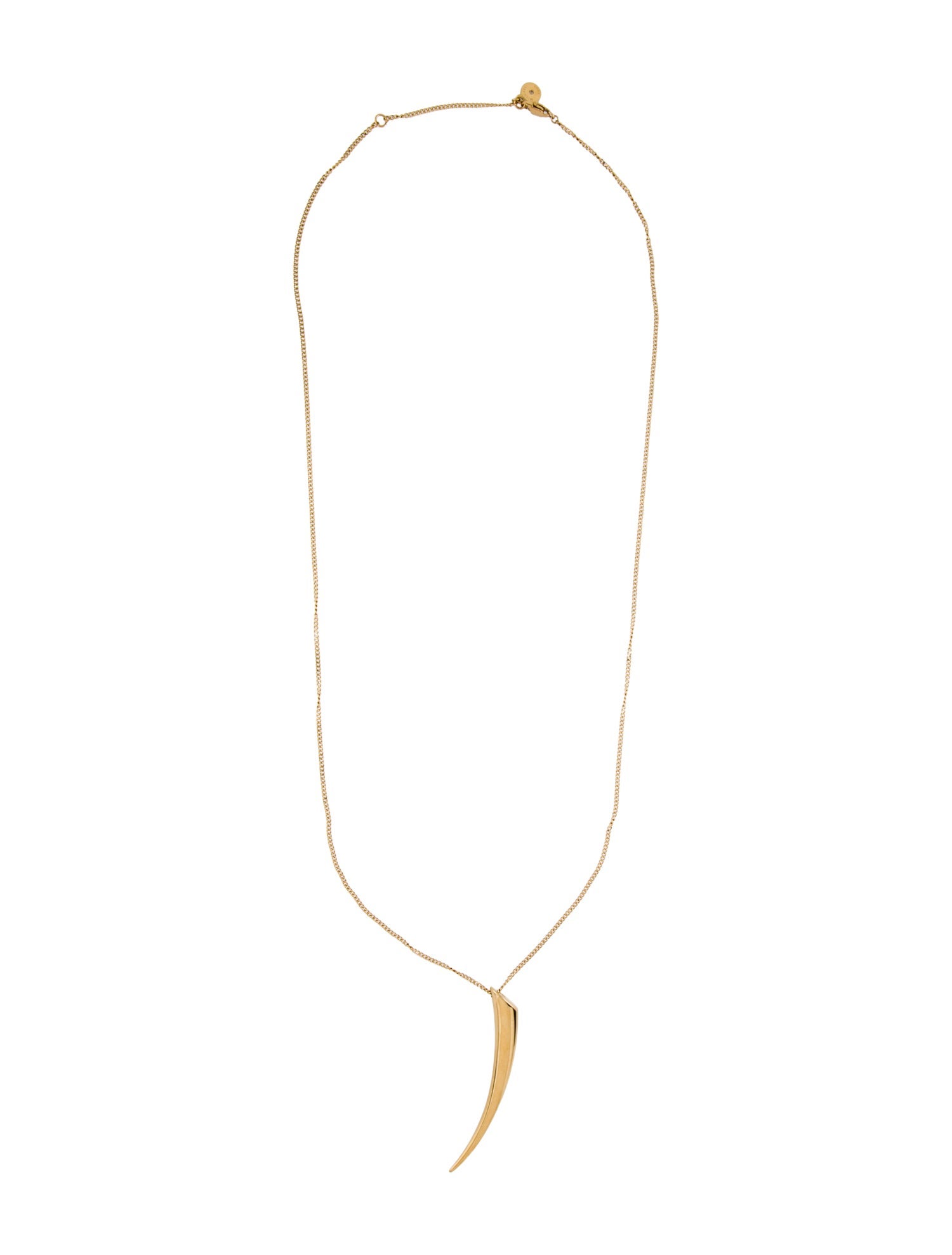 Michael Kors Long Horn Pendant Necklace