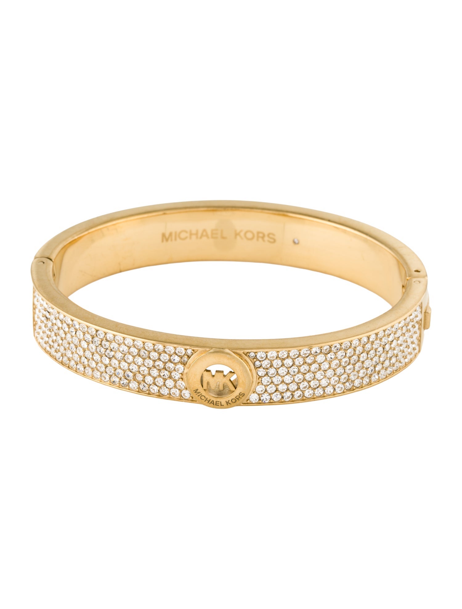 Michael Kors Crystal Fulton Bangle Bracelet