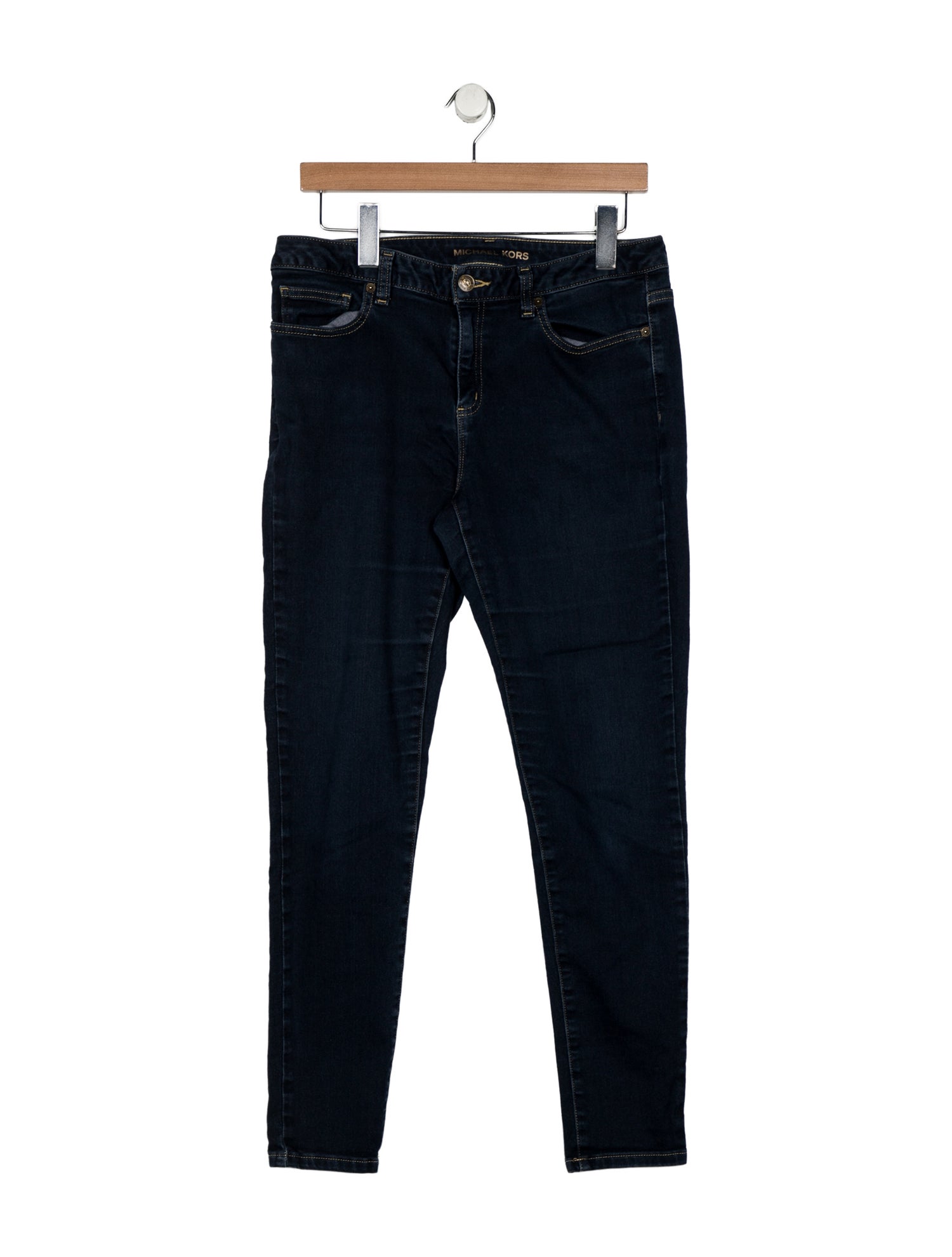 Michael Kors Mid-Rise Skinny Leg Jeans