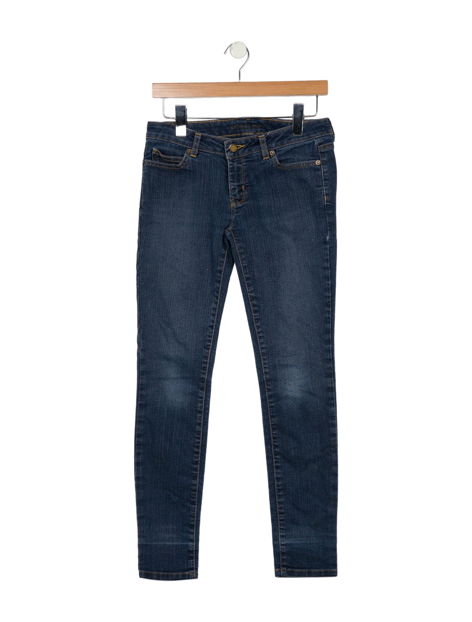 Michael Kors Mid-Rise Skinny Leg Jeans