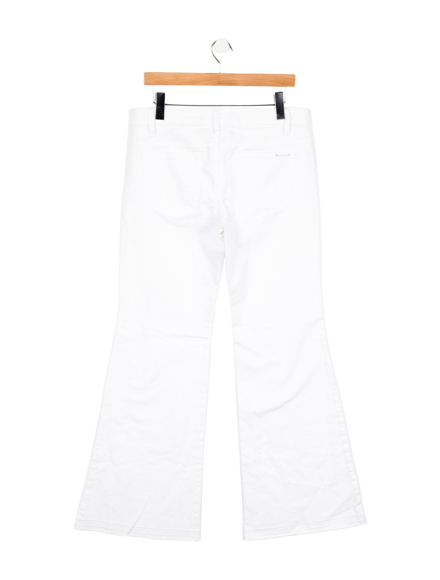 Michael Kors Mid-Rise Wide Leg Jeans