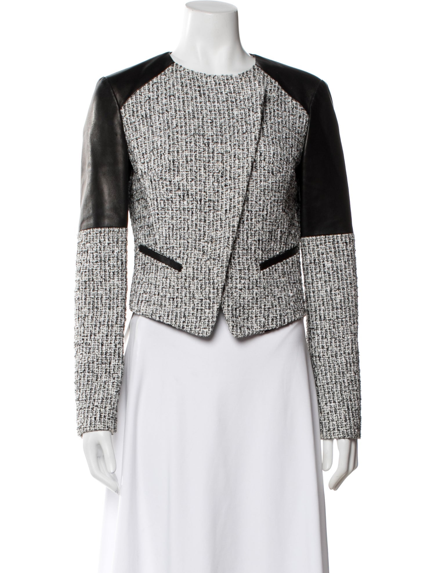 Michael Kors Tweed Pattern Evening Jacket