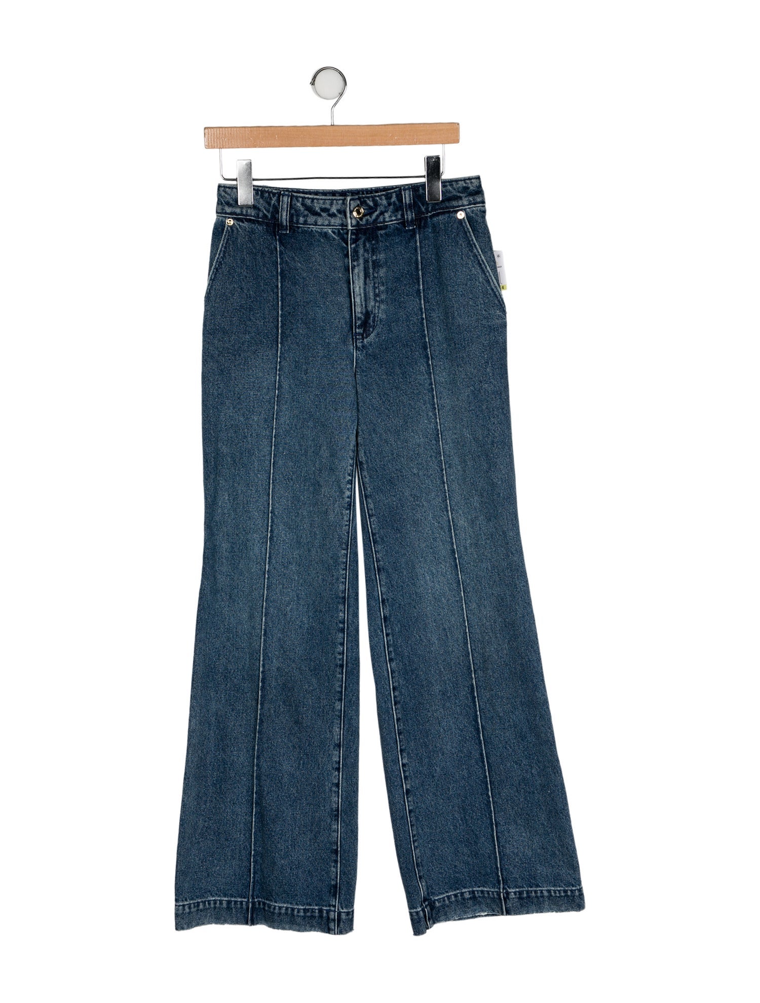 Michael Kors High-Rise Wide Leg Jeans w/ Tags