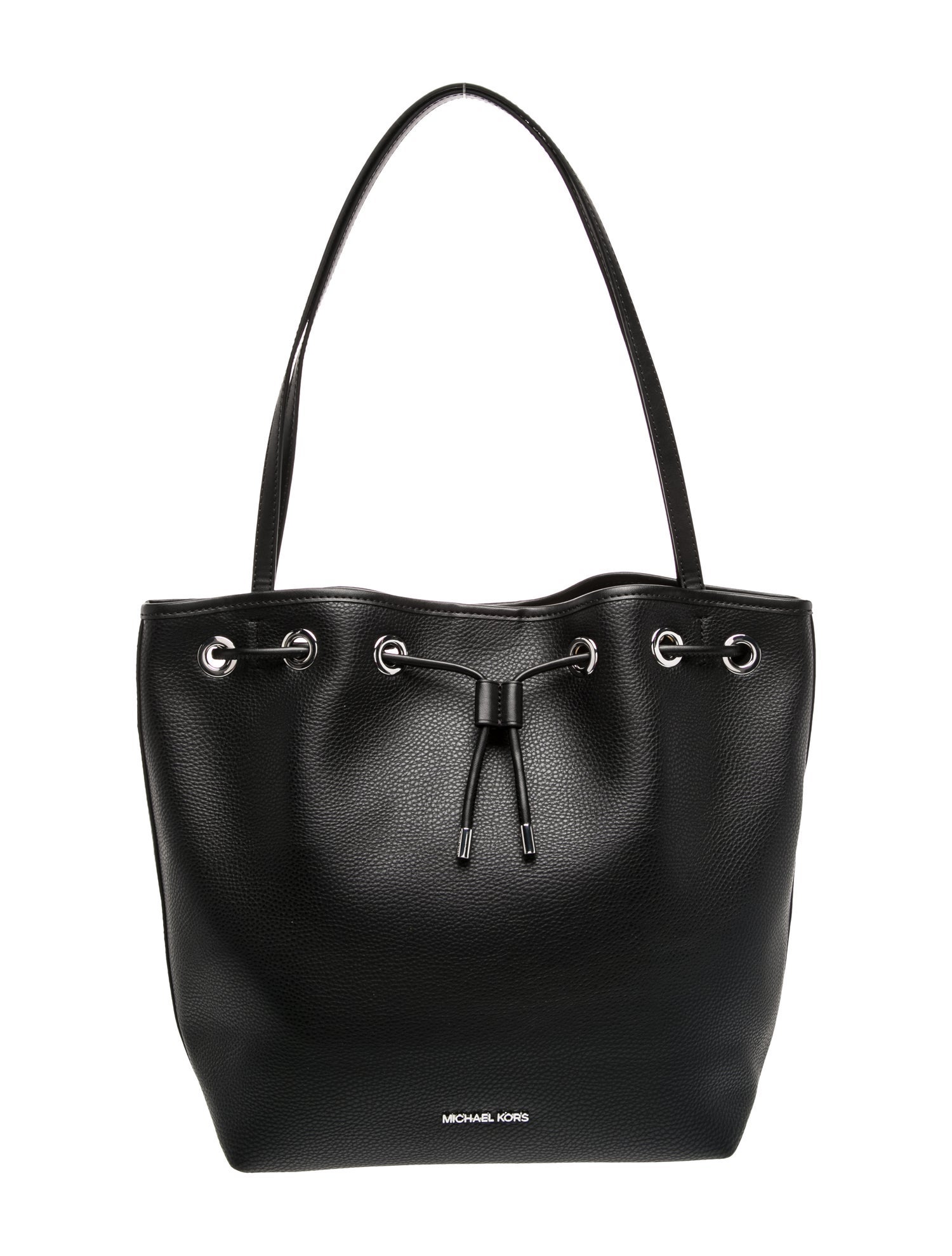 Michael Kors Leather Bucket Bag