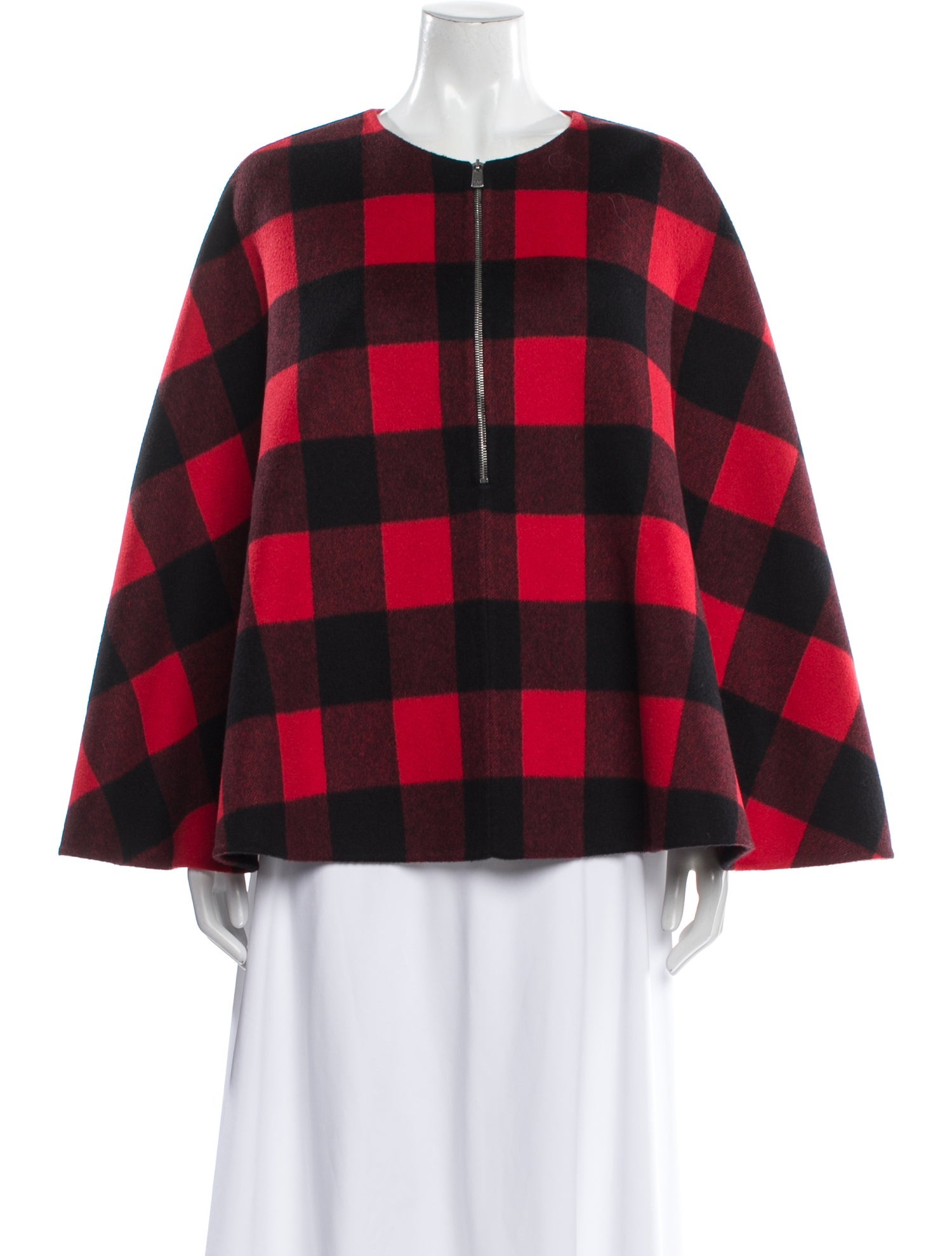 Michael Kors Virgin Wool Plaid Print Sweater