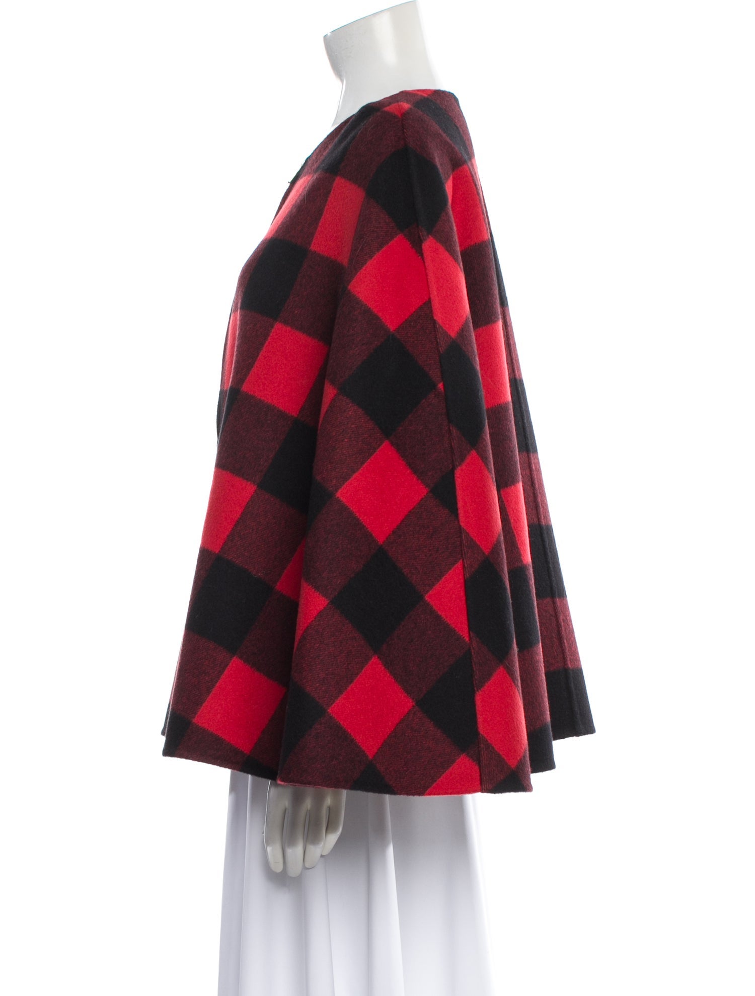 Michael Kors Virgin Wool Plaid Print Sweater